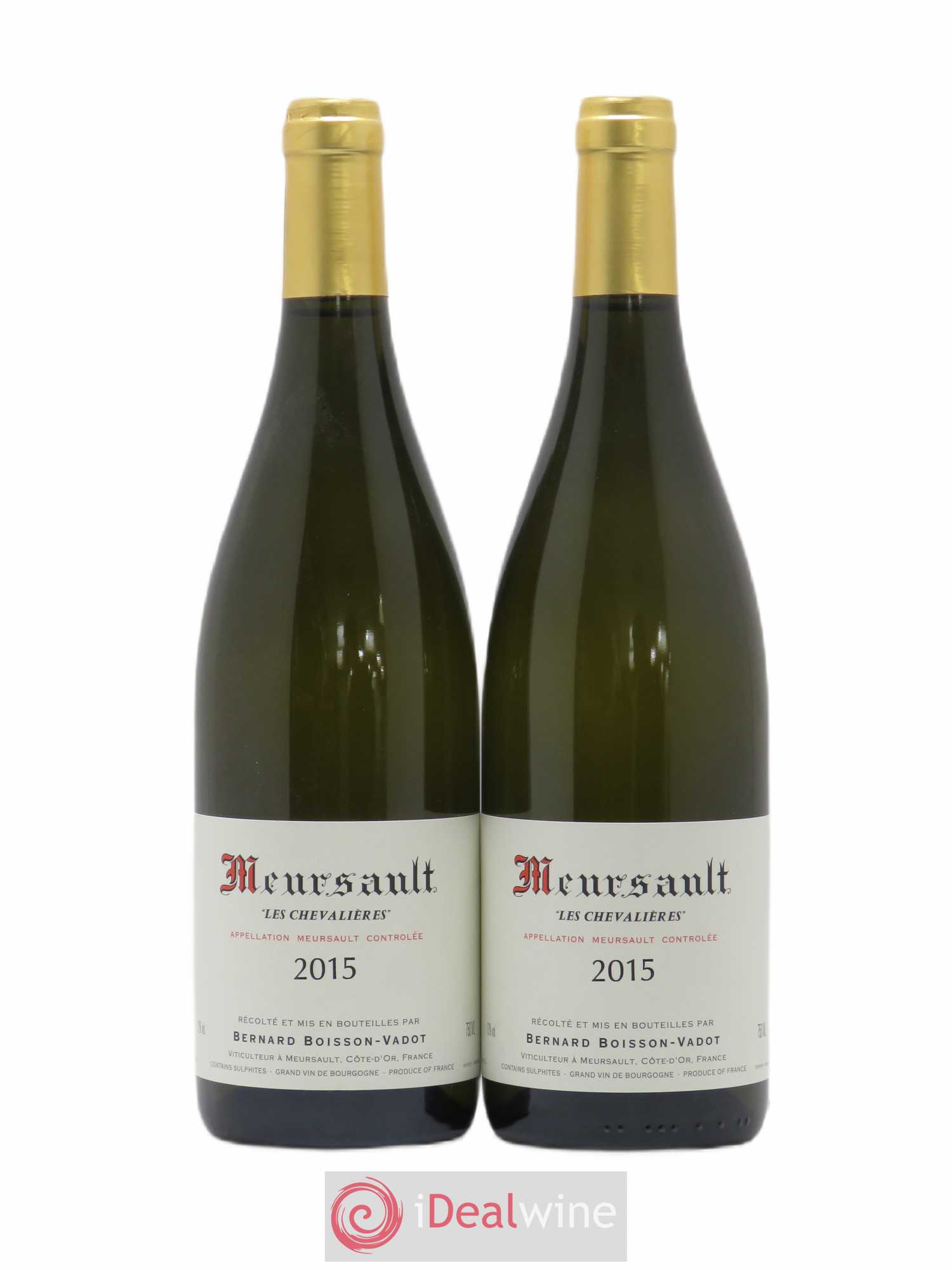 Meursault Les Chevalières Boisson-Vadot (Domaine) 2015 - Lot de 2 bouteilles - 0