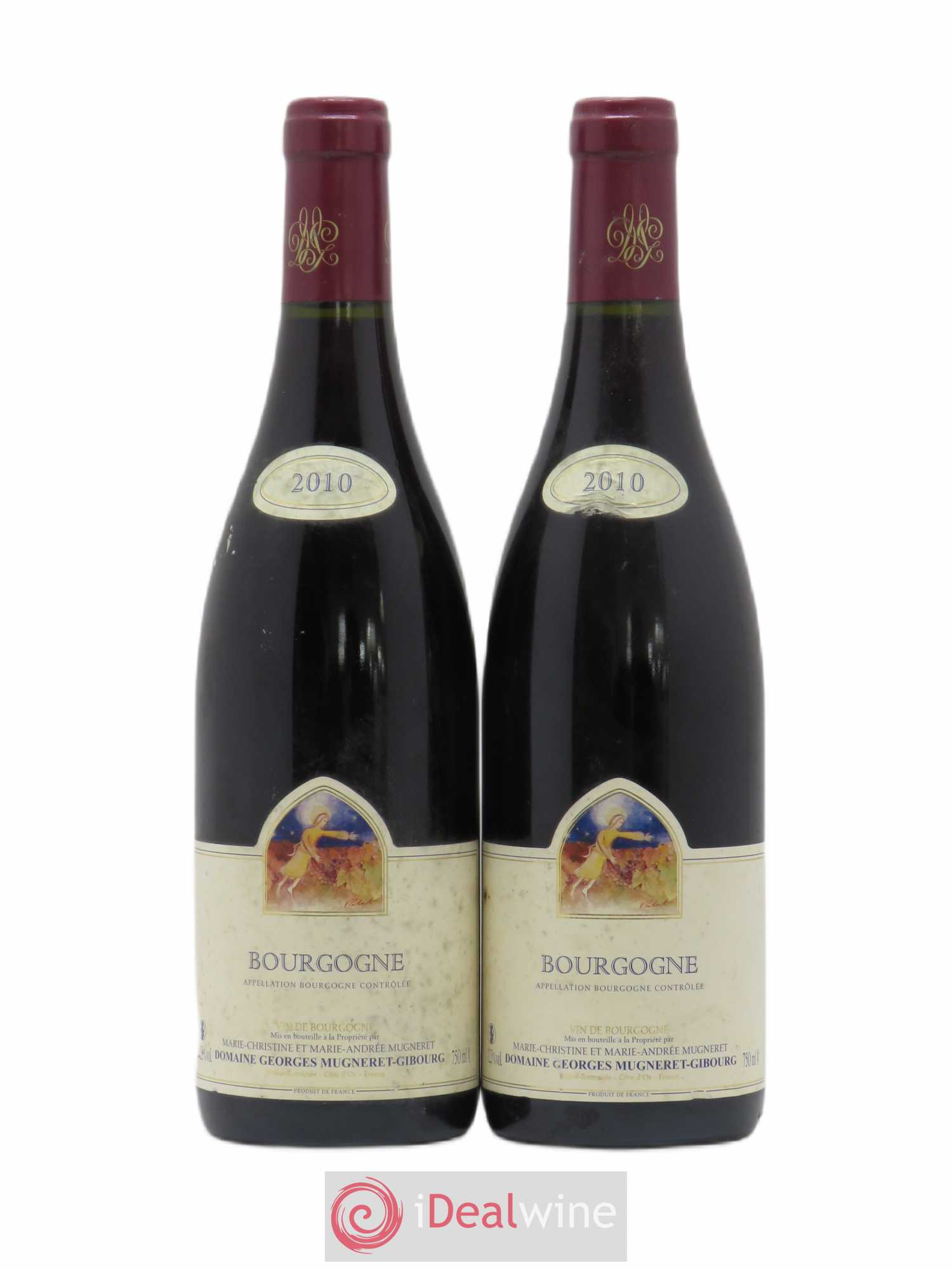 Bourgogne Mugneret-Gibourg (Domaine) 2010 - Lot de 2 bouteilles - 0