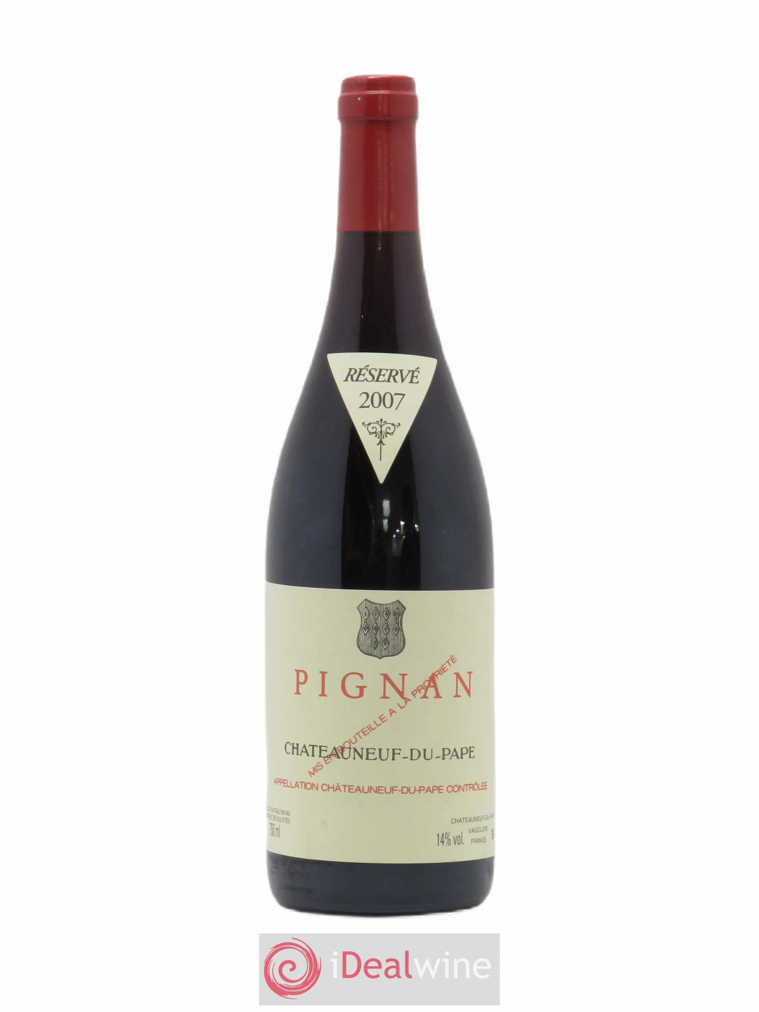 Châteauneuf-du-Pape Pignan Emmanuel Reynaud 2007 - Lot de 1 bouteille - 0