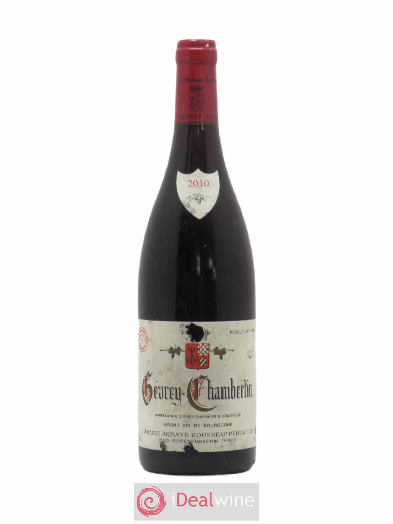 Gevrey-Chambertin Armand Rousseau (Domaine) 2010 - Lot de 1 bouteille - 0