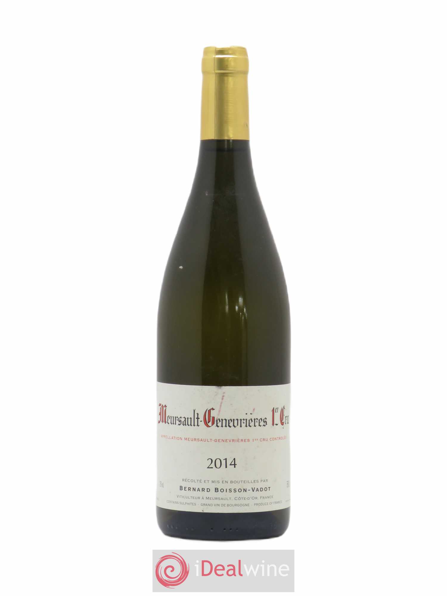 Meursault 1er Cru Genevrières Boisson-Vadot (Domaine) 2014 - Lot de 1 bouteille - 0