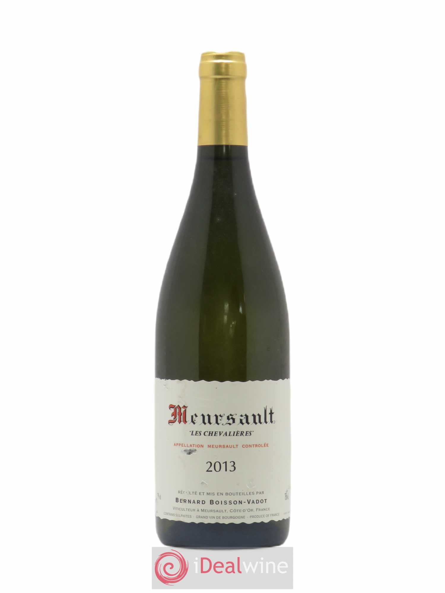 Meursault Les Chevalières Boisson-Vadot (Domaine) 2013 - Lot de 1 bouteille - 0