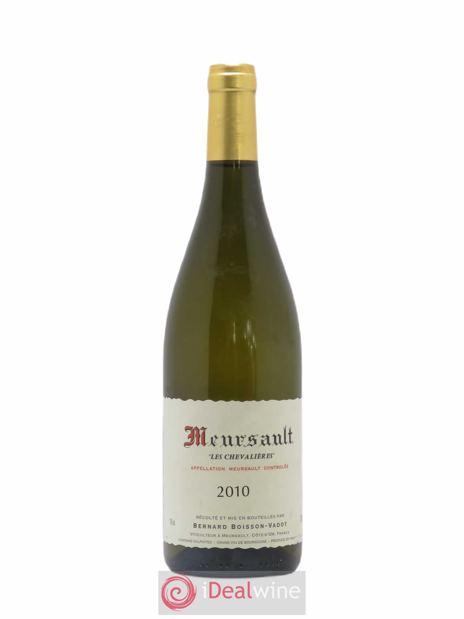 Meursault Les Chevalières Boisson-Vadot (Domaine) 2010 - Lot de 1 bouteille - 0