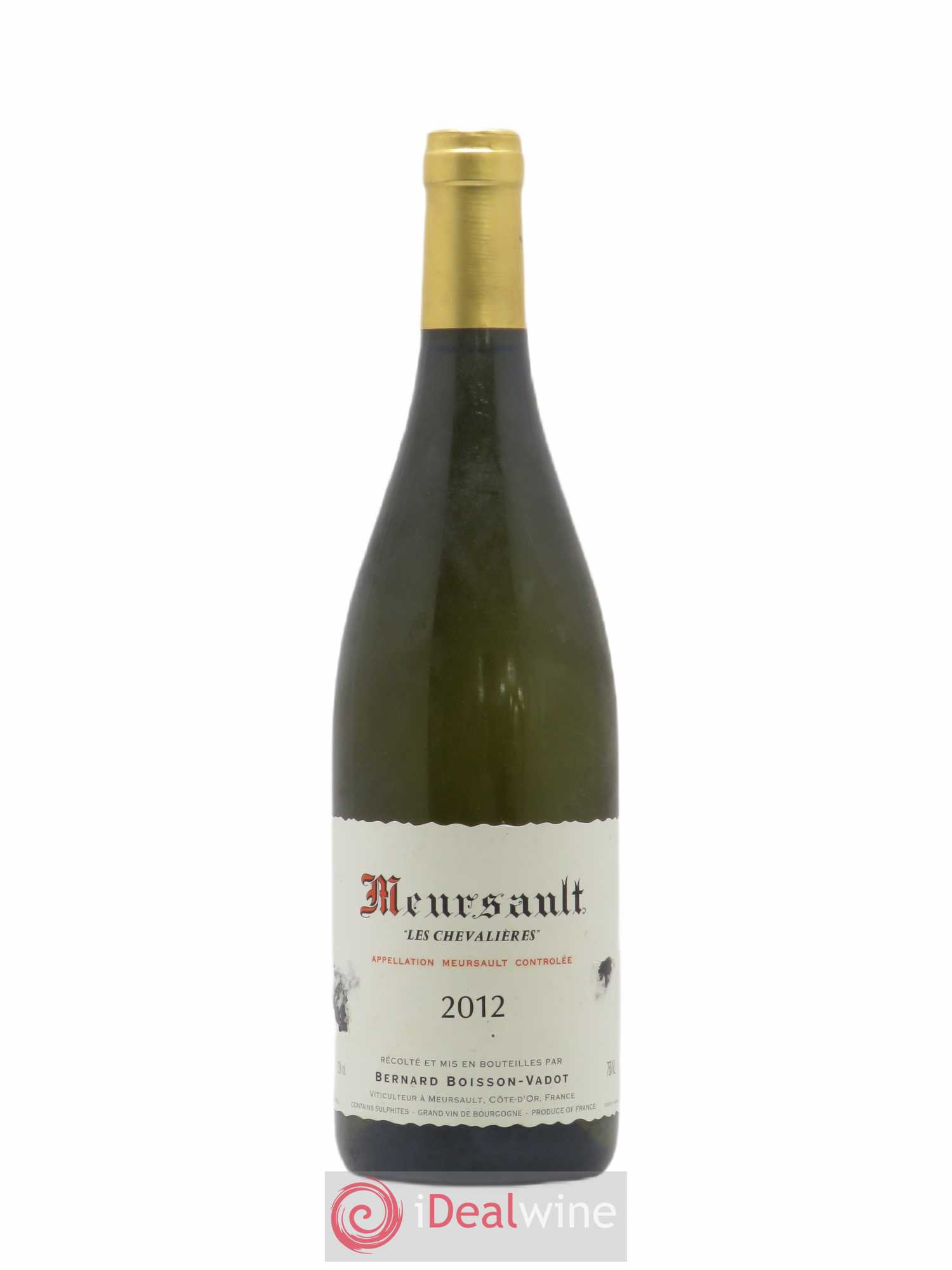 Meursault Les Chevalières Boisson-Vadot (Domaine) 2012 - Lot de 1 bouteille - 0