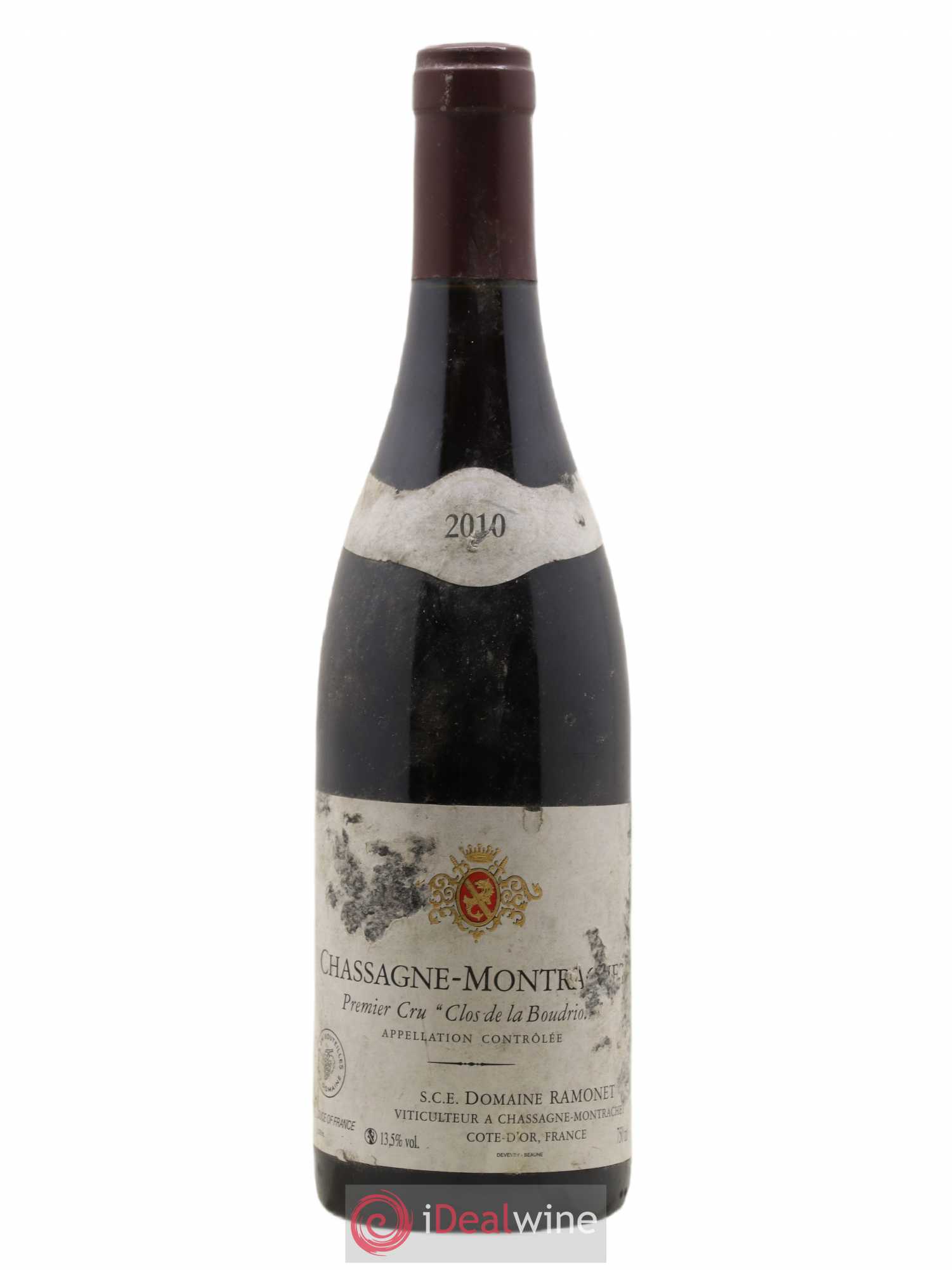Chassagne-Montrachet 1er Cru Clos de la Boudriotte Ramonet (Domaine) 2010 - Lot de 1 bouteille - 0
