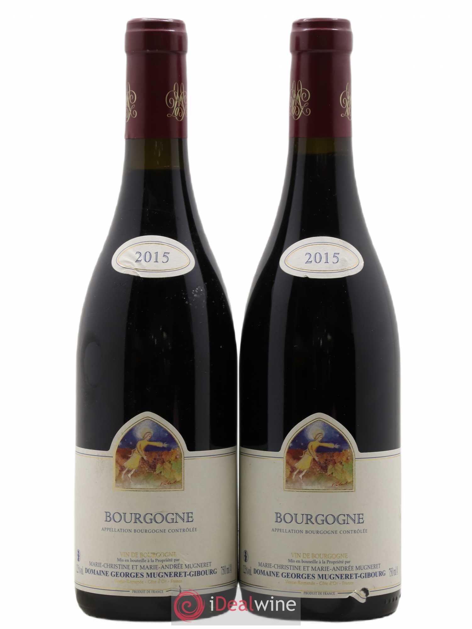 Bourgogne Mugneret-Gibourg (Domaine) 2015 - Lot de 2 bouteilles - 0