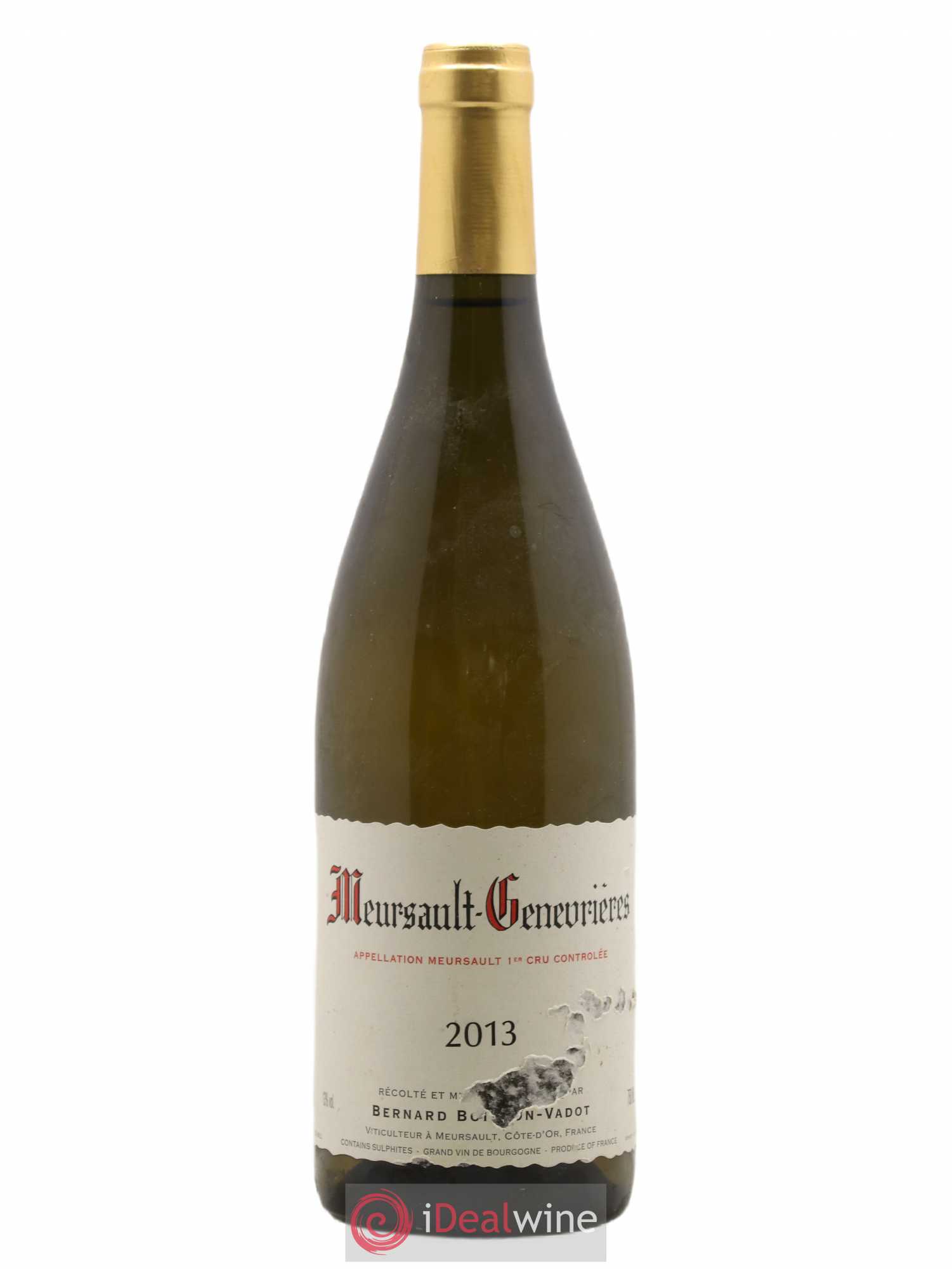 Meursault 1er Cru Genevrières Boisson-Vadot (Domaine) 2013 - Lot de 1 bouteille - 0