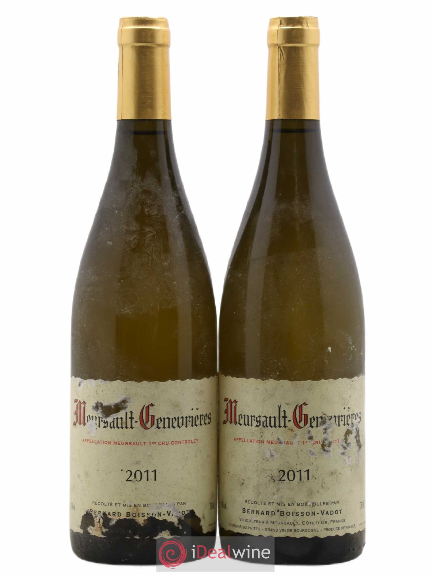 Meursault 1er Cru Genevrières Boisson-Vadot (Domaine) 2011 - Lot de 2 bouteilles - 0