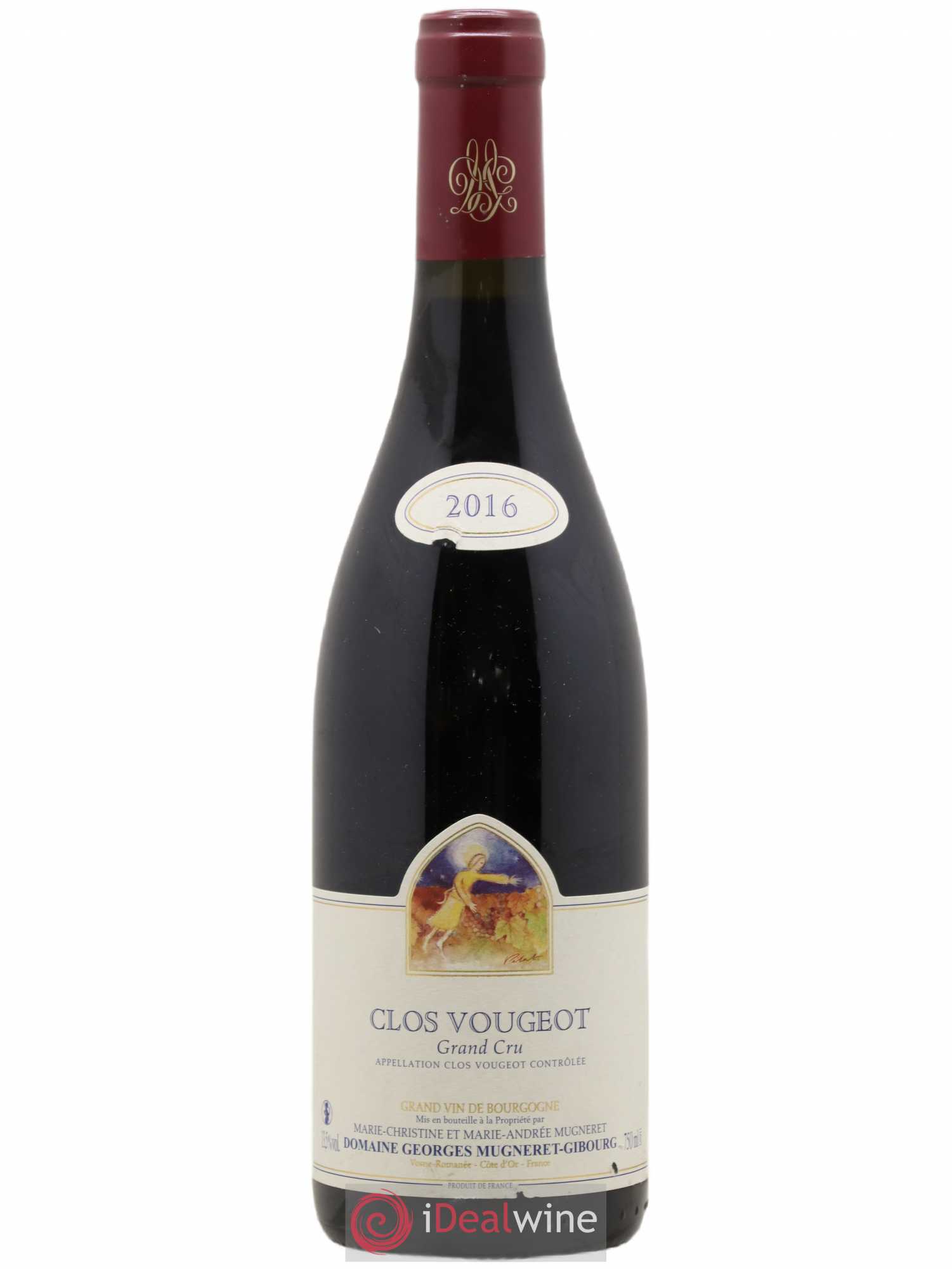 Clos de Vougeot Grand Cru Mugneret-Gibourg (Domaine) 2016 - Lot de 1 bouteille - 0