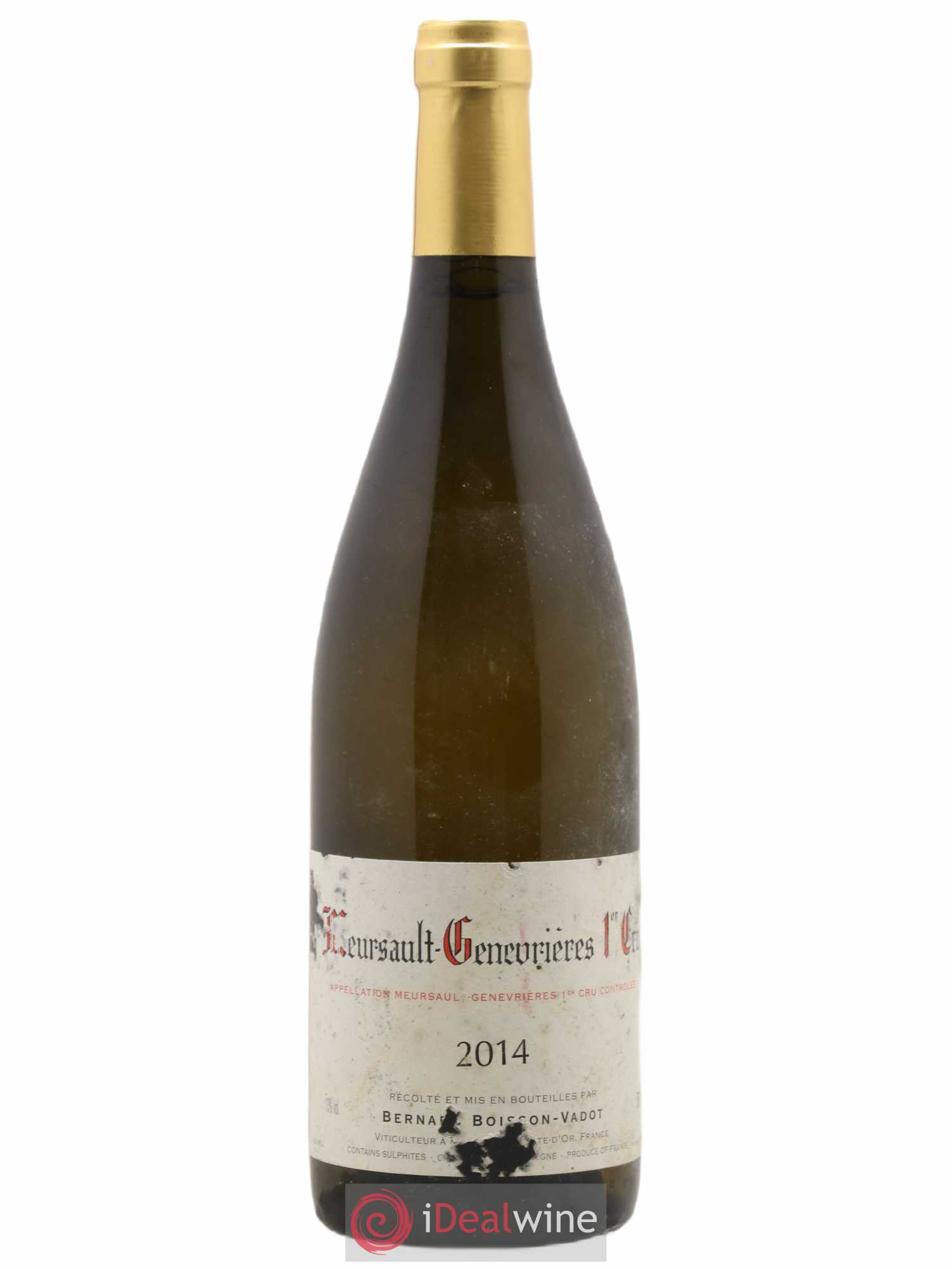 Meursault 1er Cru Genevrières Boisson-Vadot (Domaine) 2014 - Lot de 1 bouteille - 0