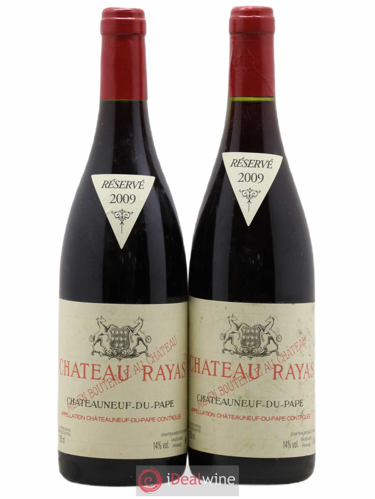 Châteauneuf-du-Pape Château Rayas Emmanuel Reynaud 2009 - Lot de 2 bouteilles - 0