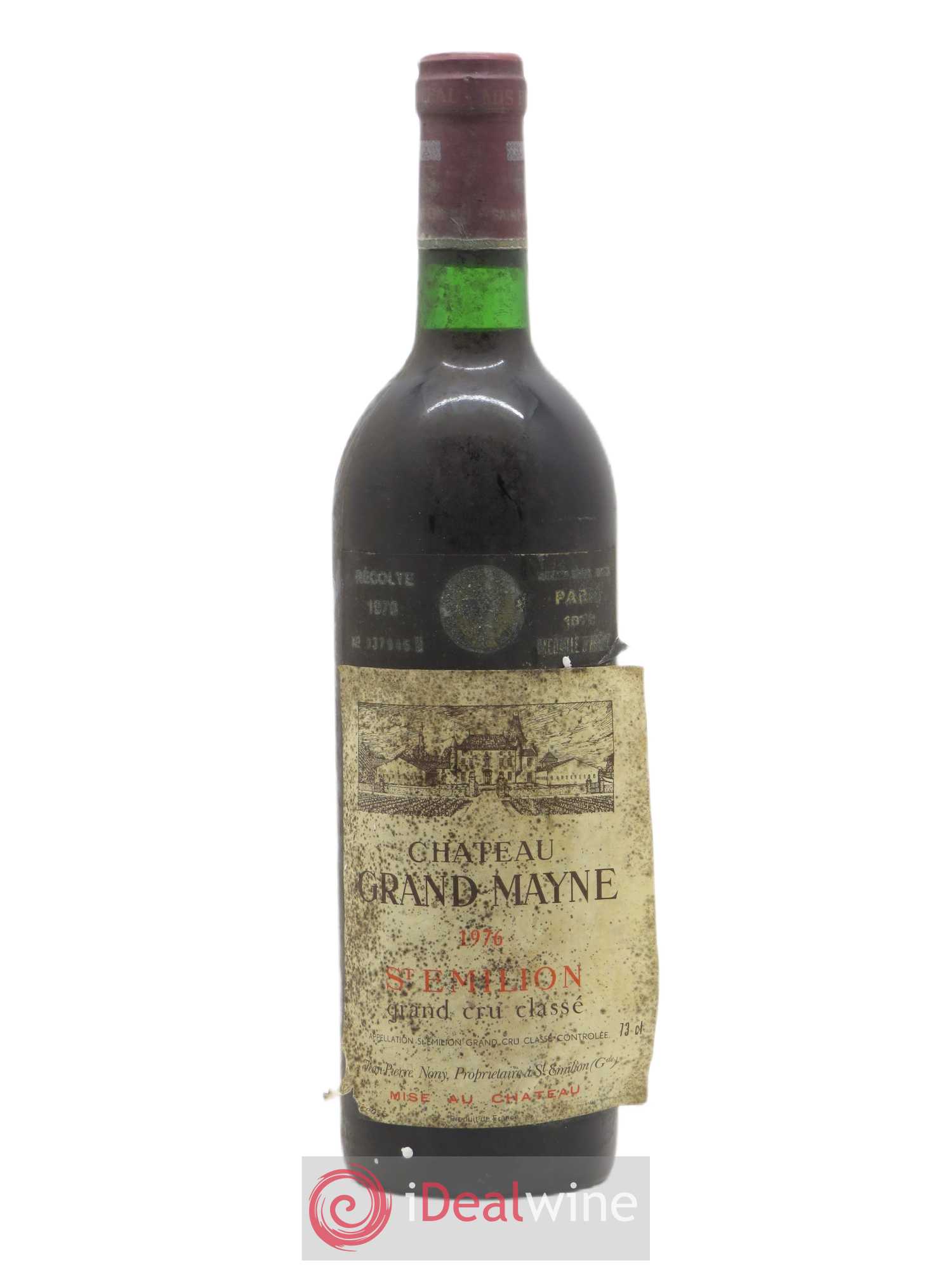 Château Grand Mayne Grand Cru Classé 1976 - Lot de 1 bouteille - 0
