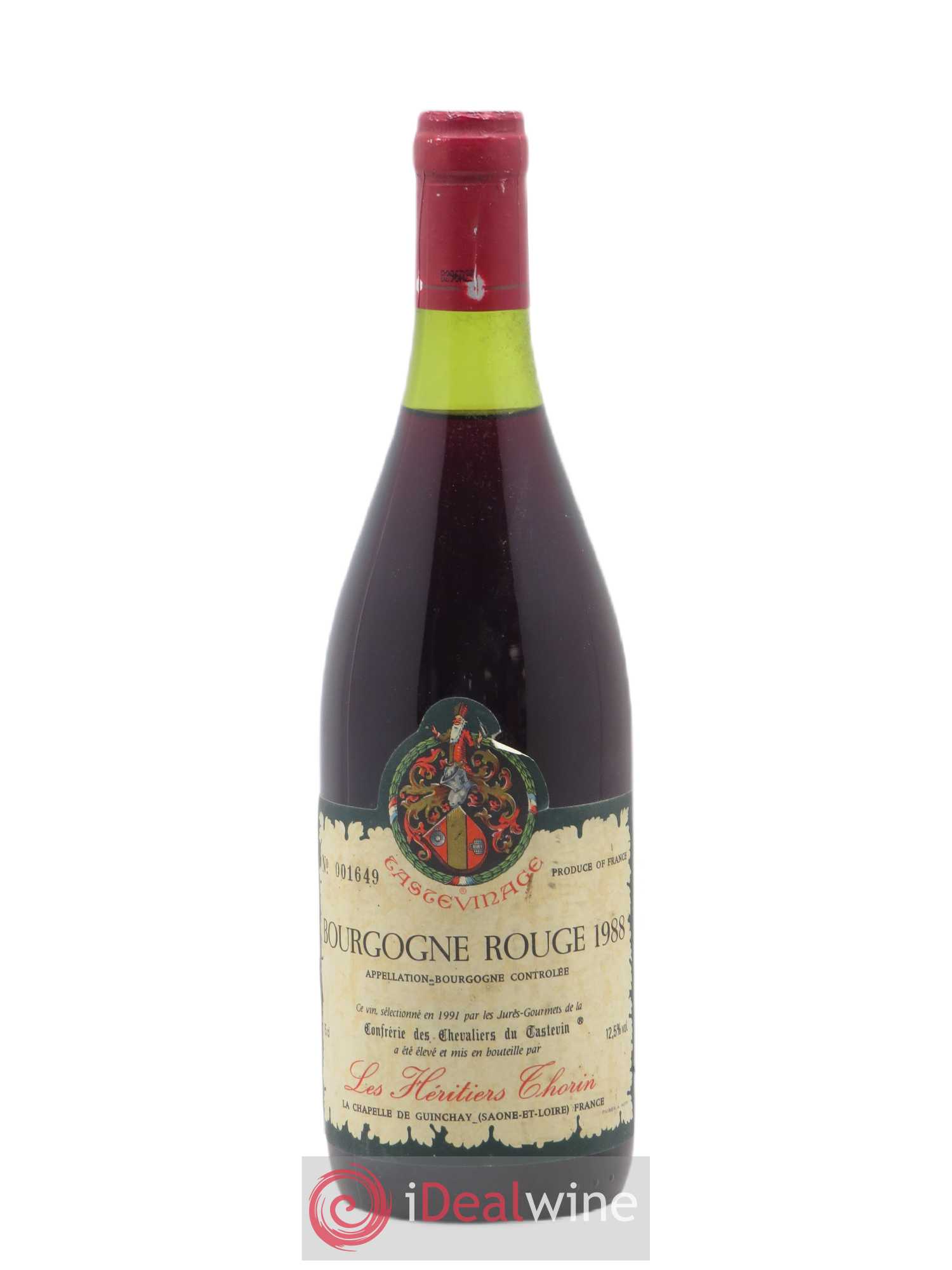 Bourgogne Les Héritiers Thorin 1988 - Posten von 1 Flasche - 0