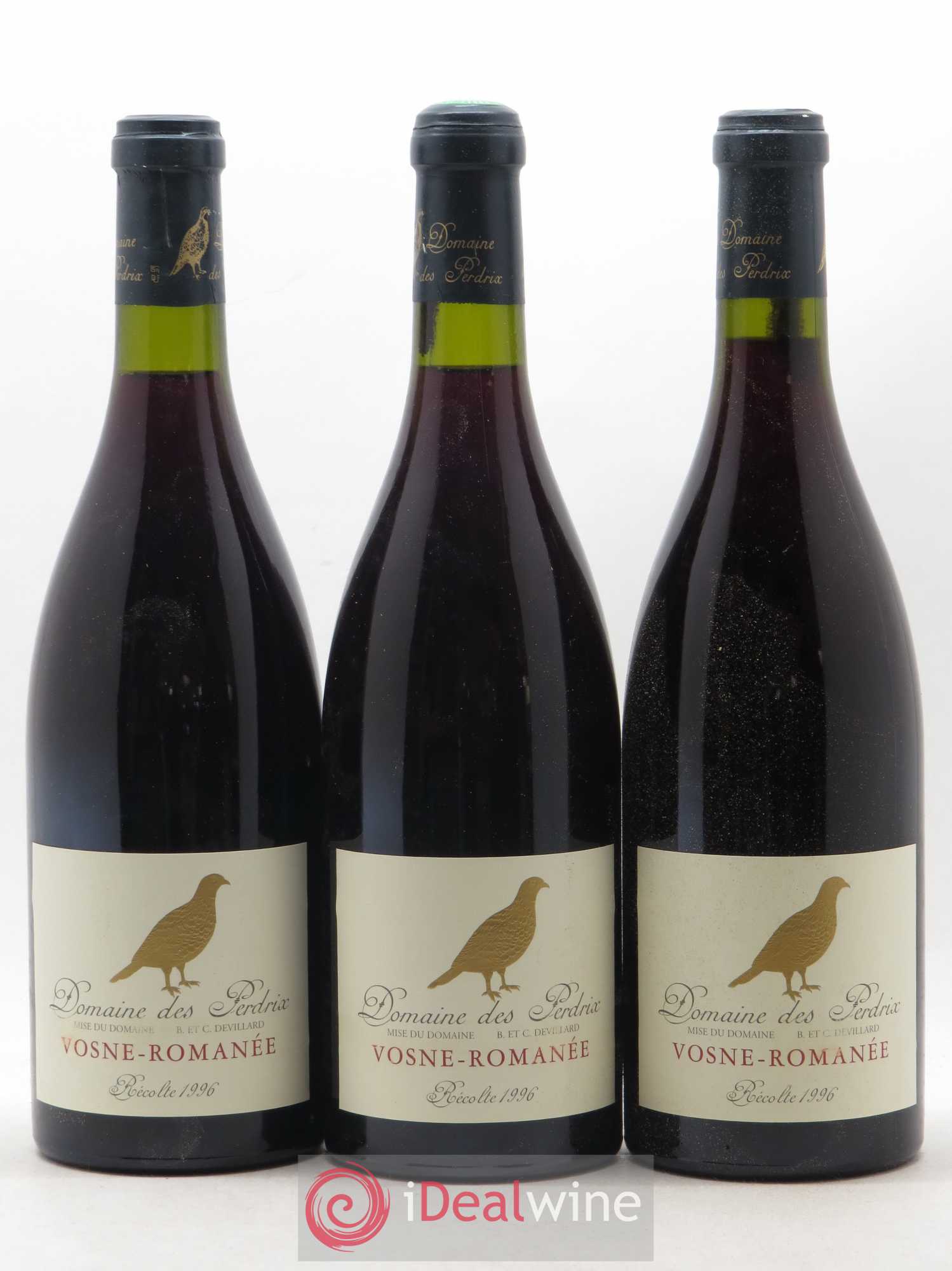 Vosne-Romanée Domaine des Perdrix 1996 - Posten von 6 Flaschen - 1
