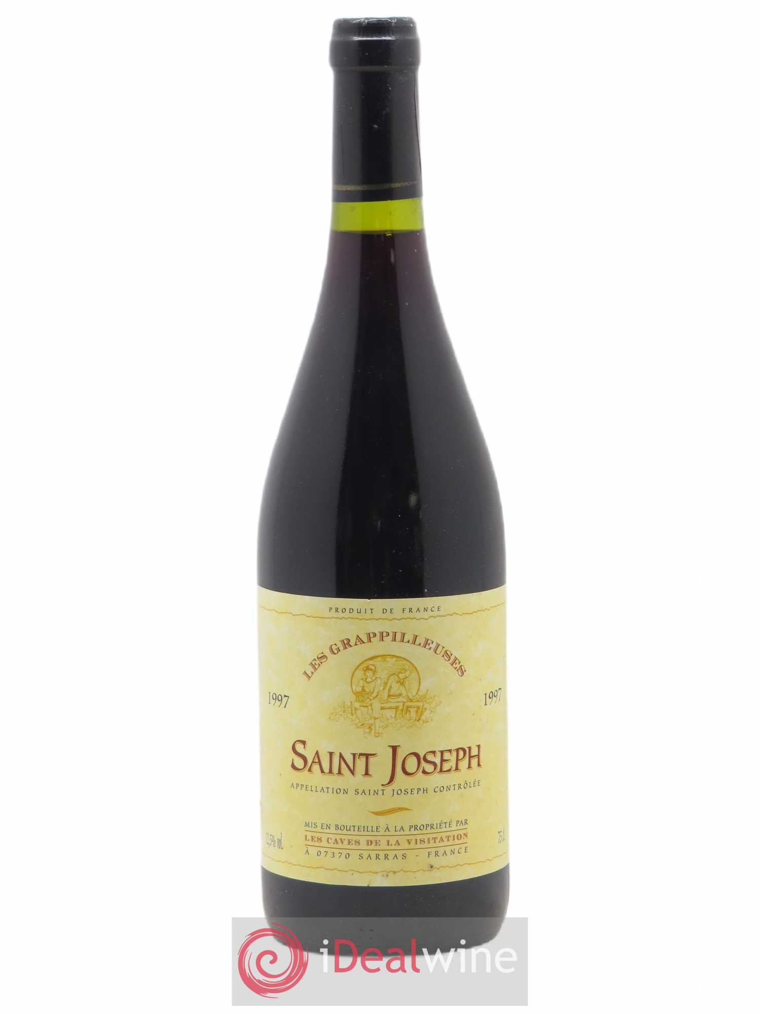 Saint-Joseph Les Grapilleuses Les Caves de la Visitation 1997 - Posten von 1 Flasche - 0
