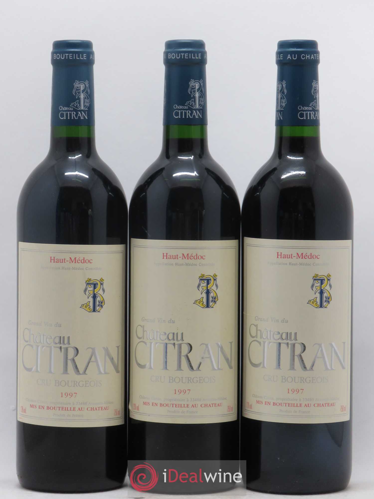 Château Citran Cru Bourgeois 1997 - Lot de 6 bouteilles - 1