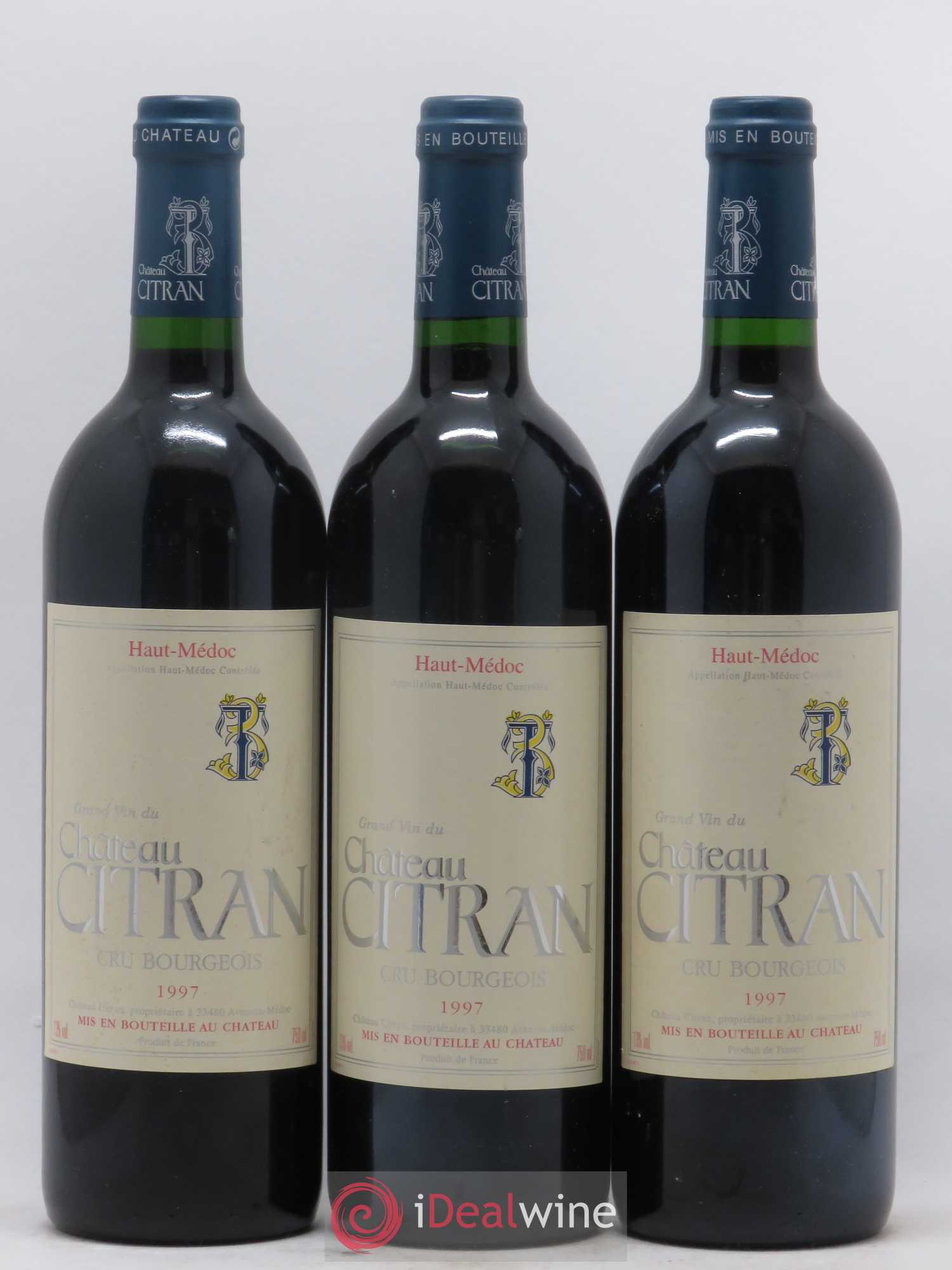 Château Citran Cru Bourgeois 1997 - Lot de 6 bouteilles - 1