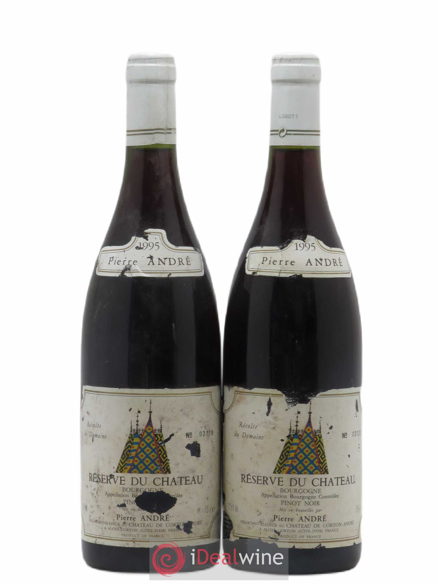 Bourgogne Pierre André Réserve du Château 1995 - Posten von 2 Flaschen - 0