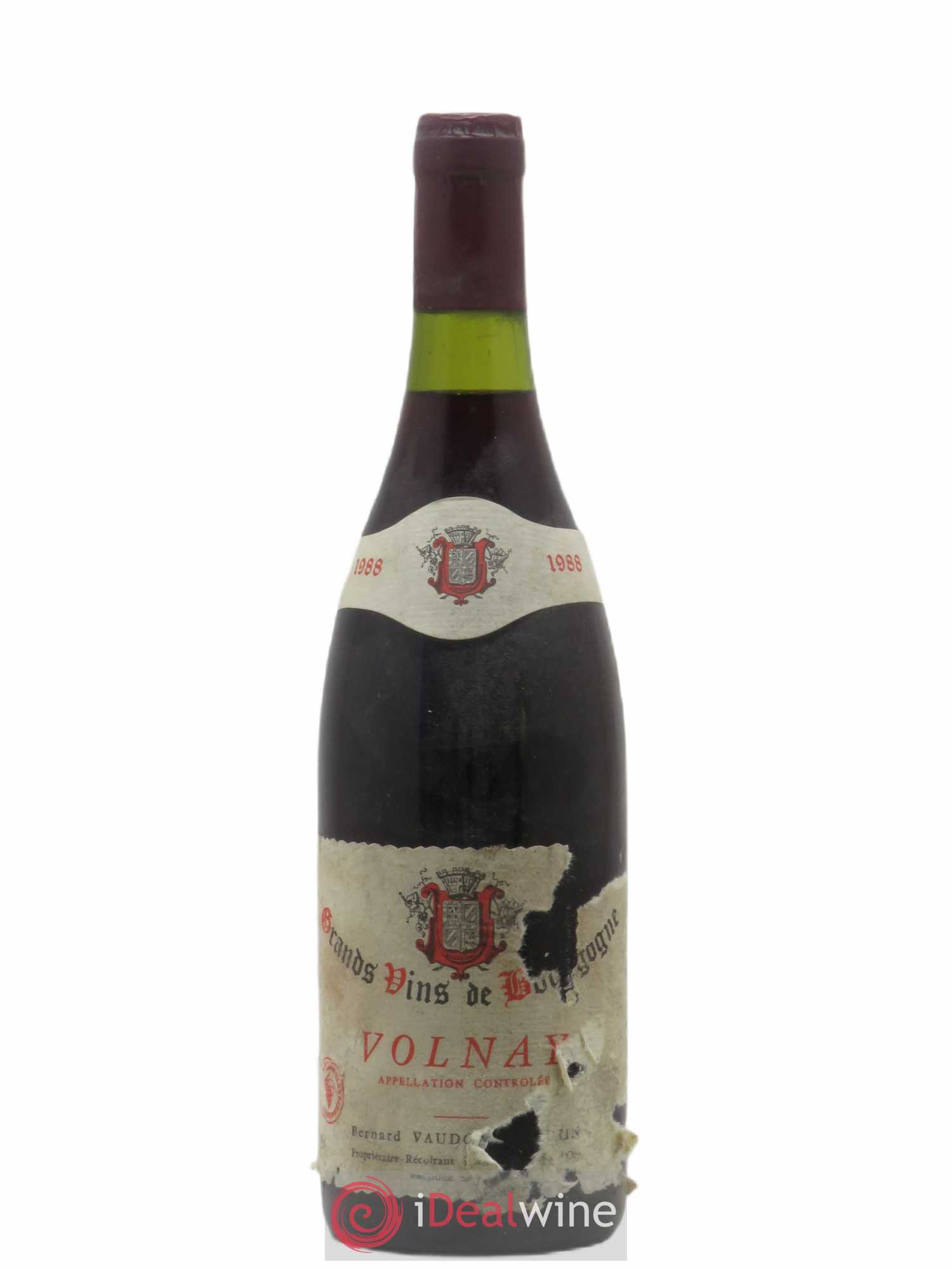 Volnay Bernard Vaudoisey-Mutin 1988 - Posten von 1 Flasche - 0