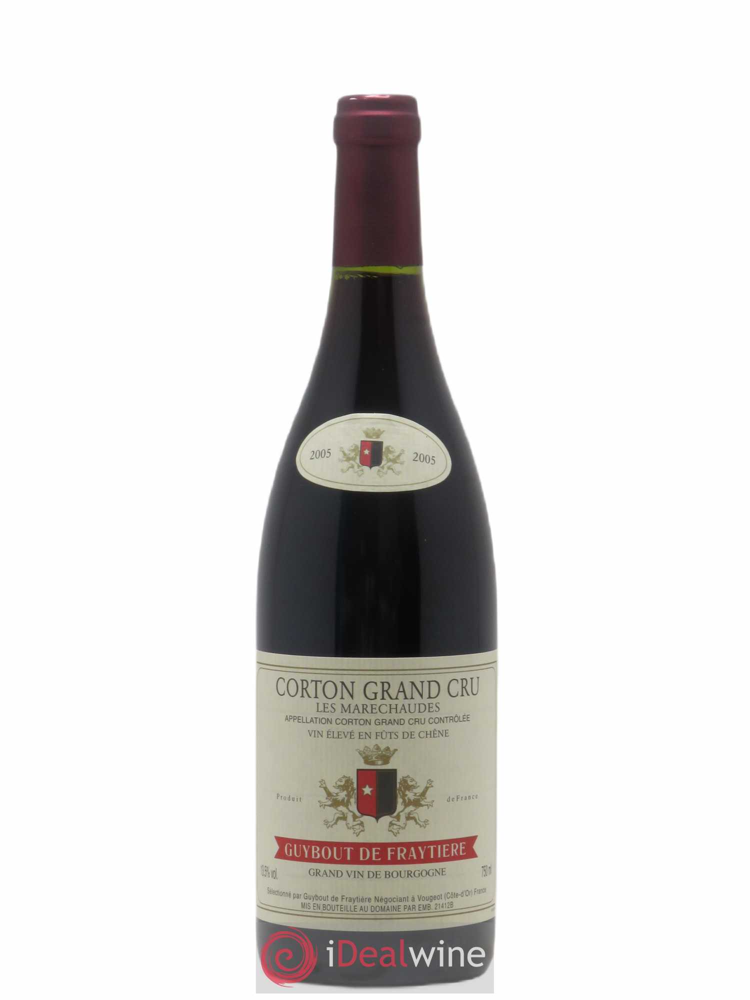 Corton Grand Cru Les Maréchaudes Guybout de Fraytiere 2005 - Posten von 1 Flasche - 0