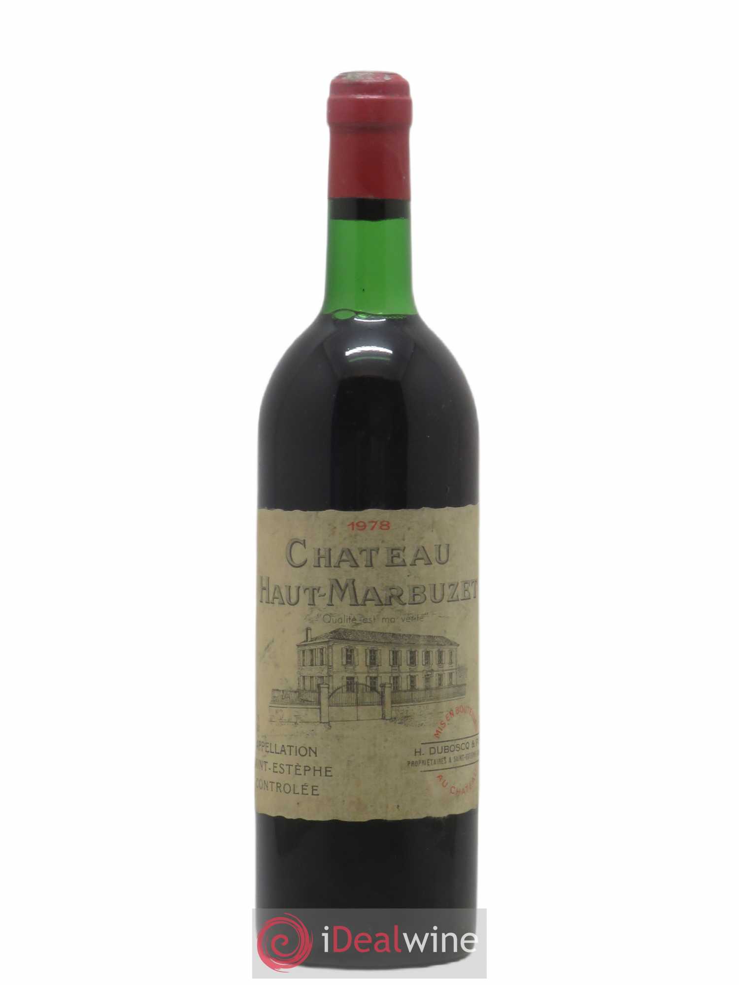 Château Haut Marbuzet 1978 - Lot de 1 bouteille - 0