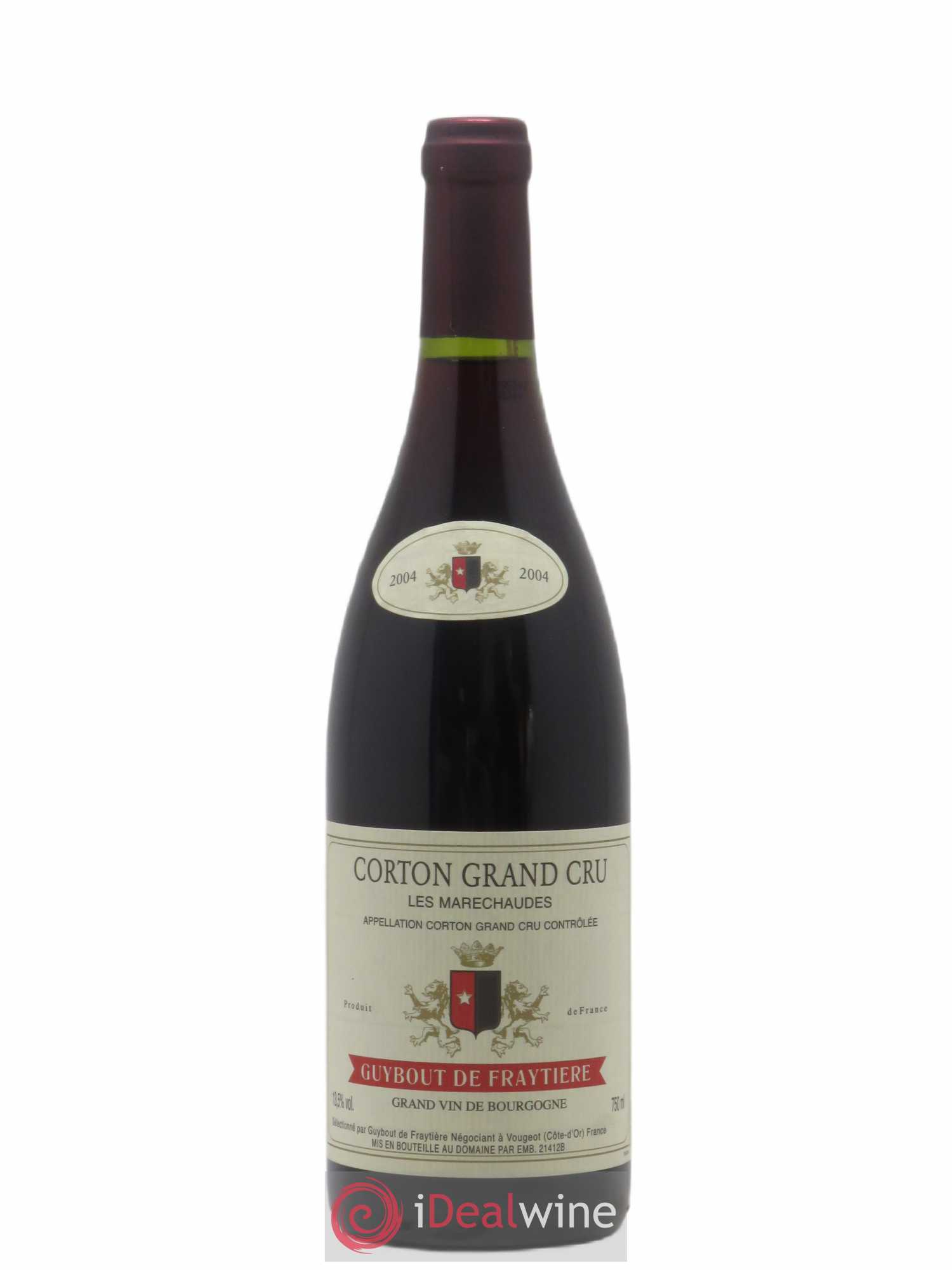 Corton Grand Cru Les Maréchaudes Guybout de Fraytiere 2004 - Posten von 1 Flasche - 0