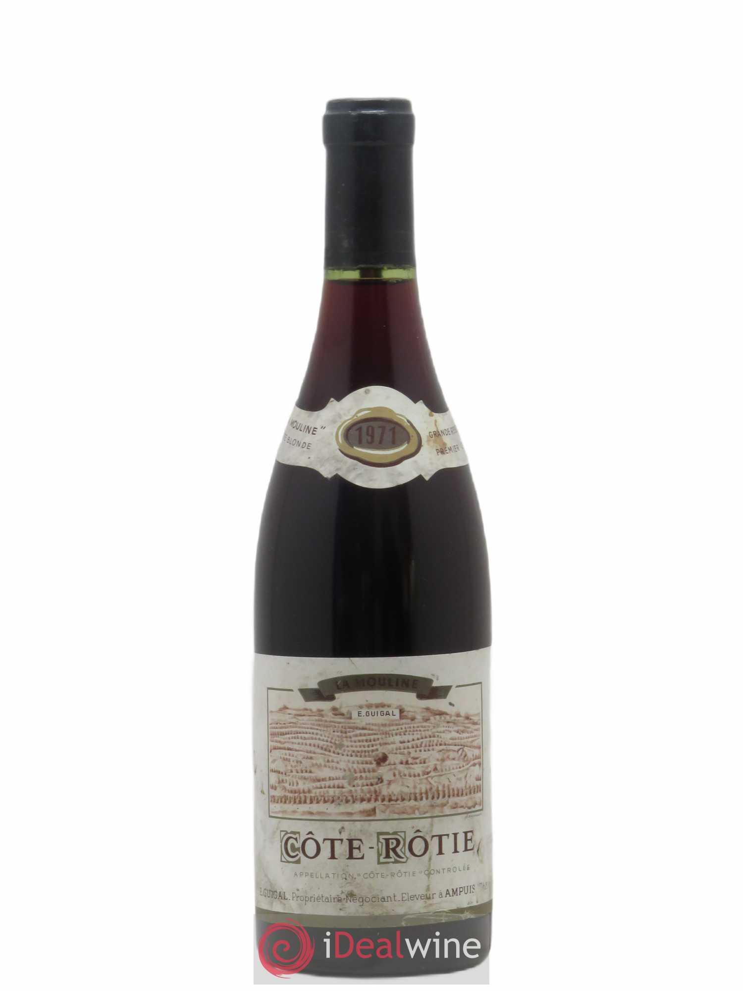 Côte-Rôtie La Mouline Guigal 1971 - Lot de 1 bouteille - 0