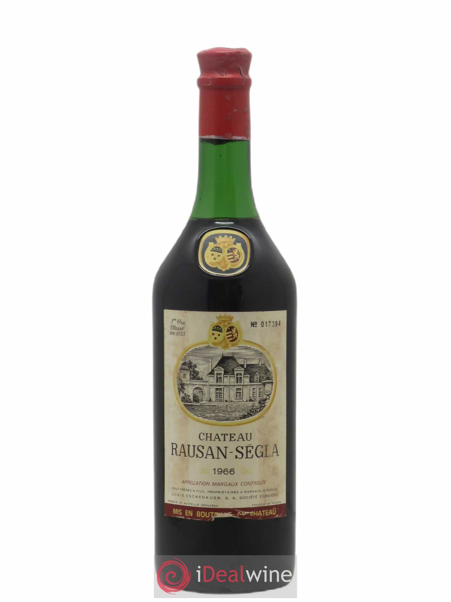 Château Rauzan Ségla Grand Cru Classé 1966 - Lot de 1 bouteille - 0