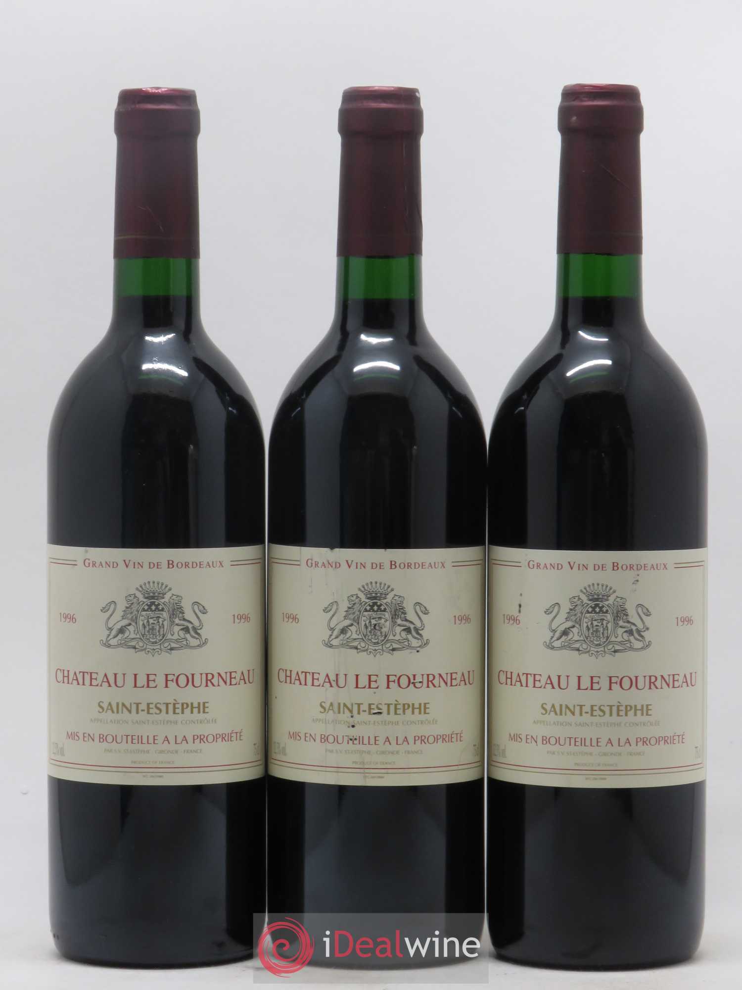 Saint-Estèphe Château Le Fourneau (sans prix de réserve) 1996 - Lot de 6 bouteilles - 2