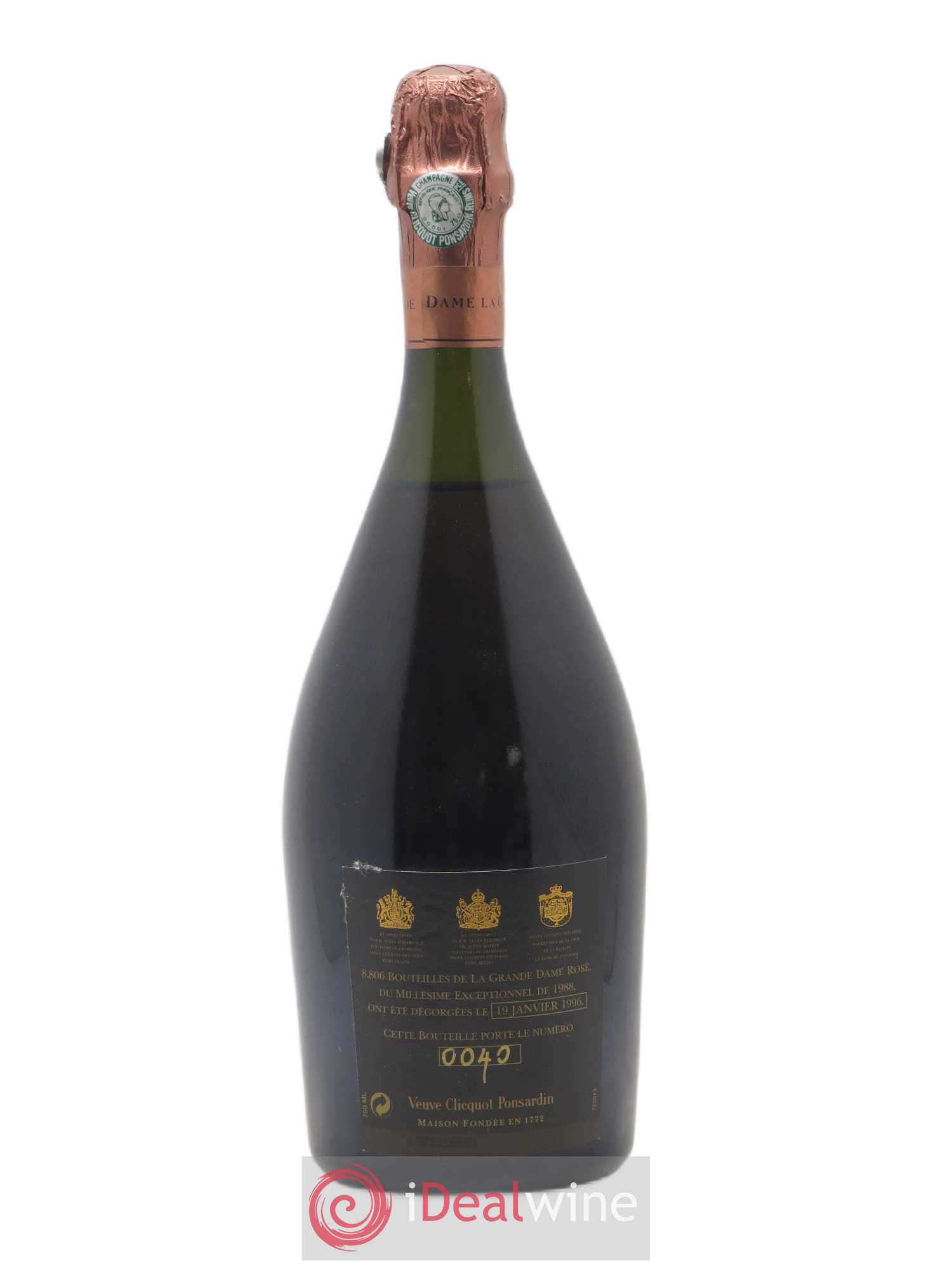 La Grande Dame Veuve Clicquot 1988 - Lot de 1 bouteille - 2