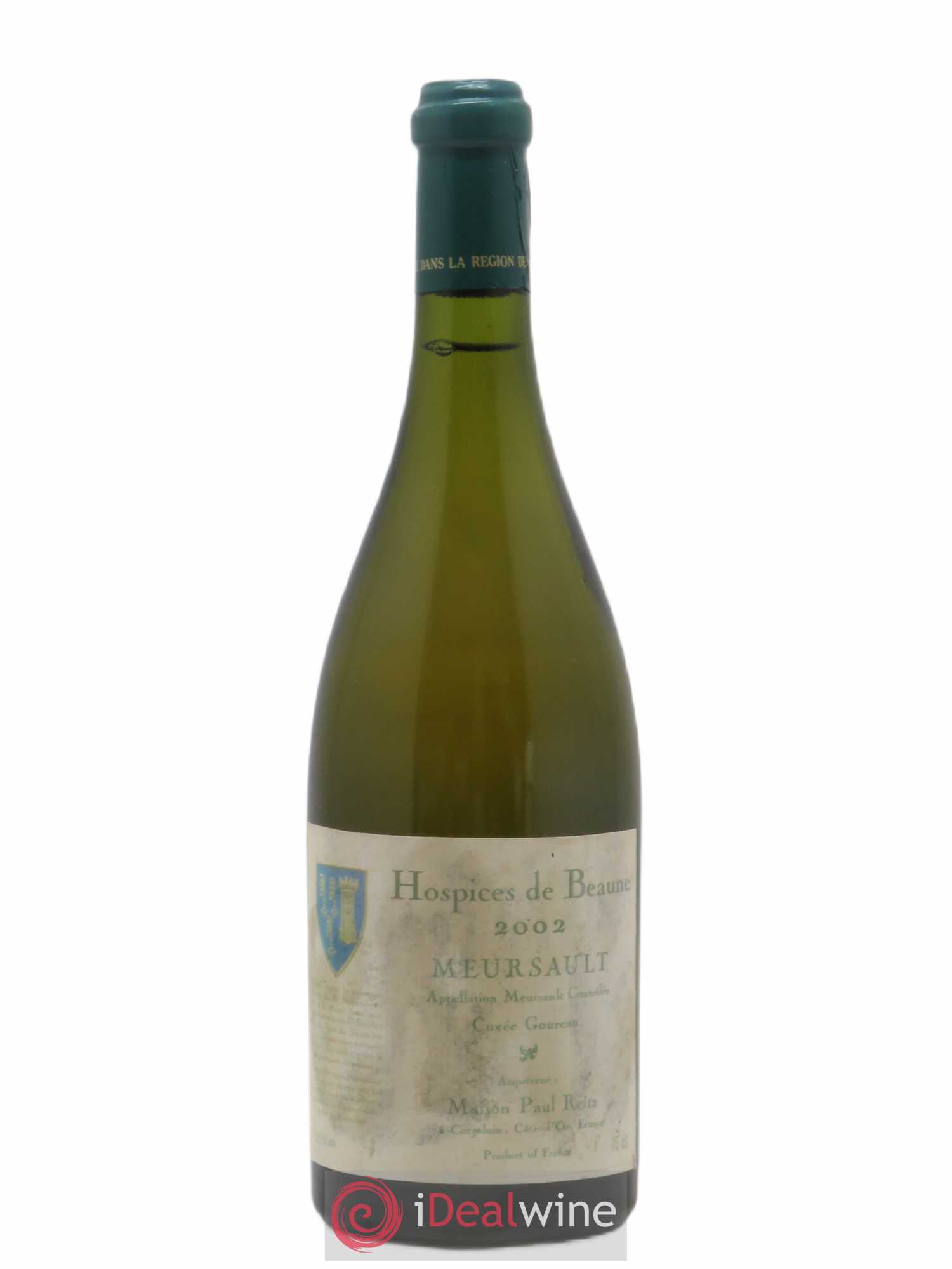 Meursault Cuvée Goureau Hospices de Beaune Maison Paul Reitz 2002 - Posten von 1 Flasche - 0
