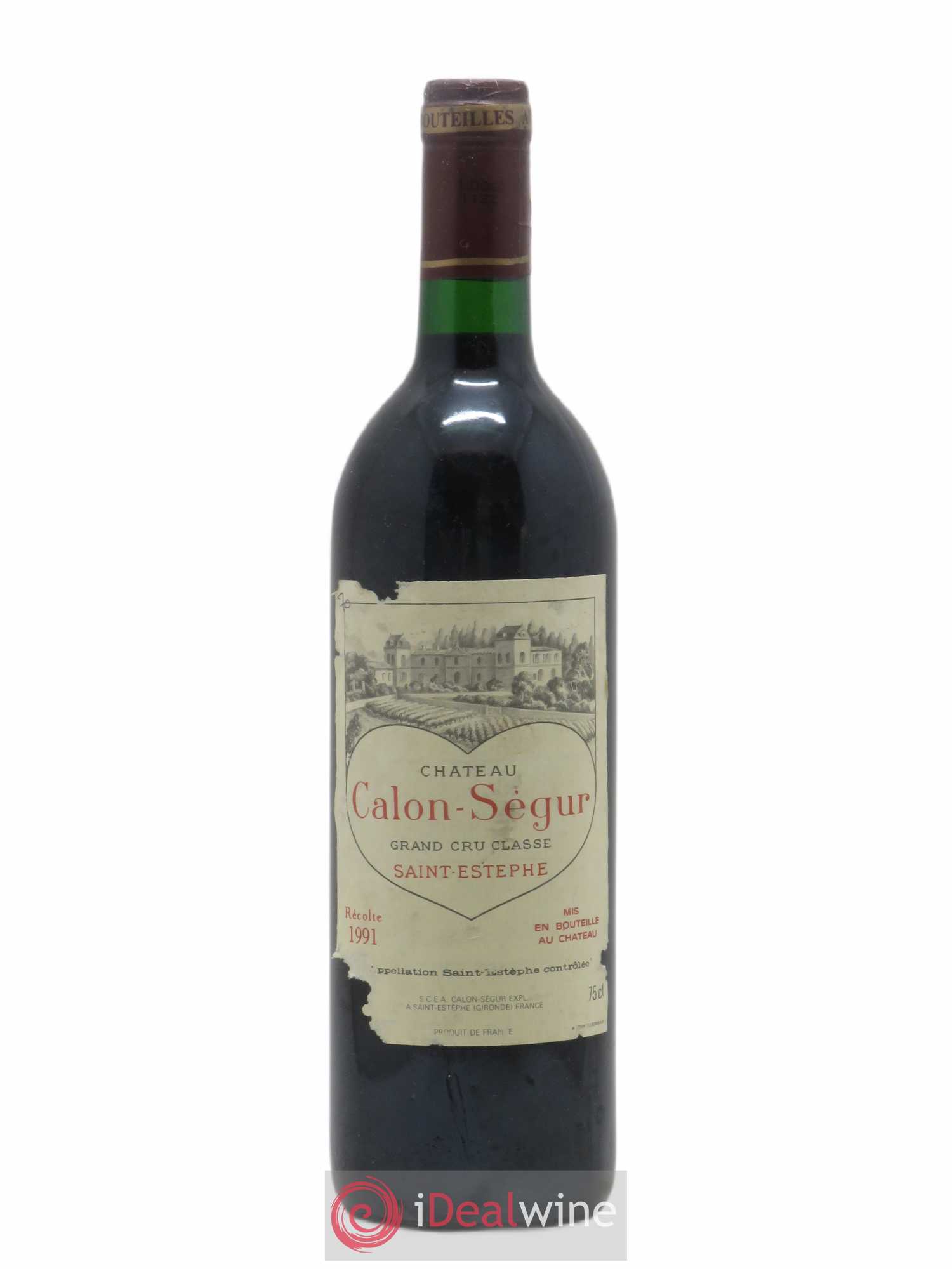 Château Calon Ségur 3ème Grand Cru Classé 1991 - Lot de 1 bouteille - 0