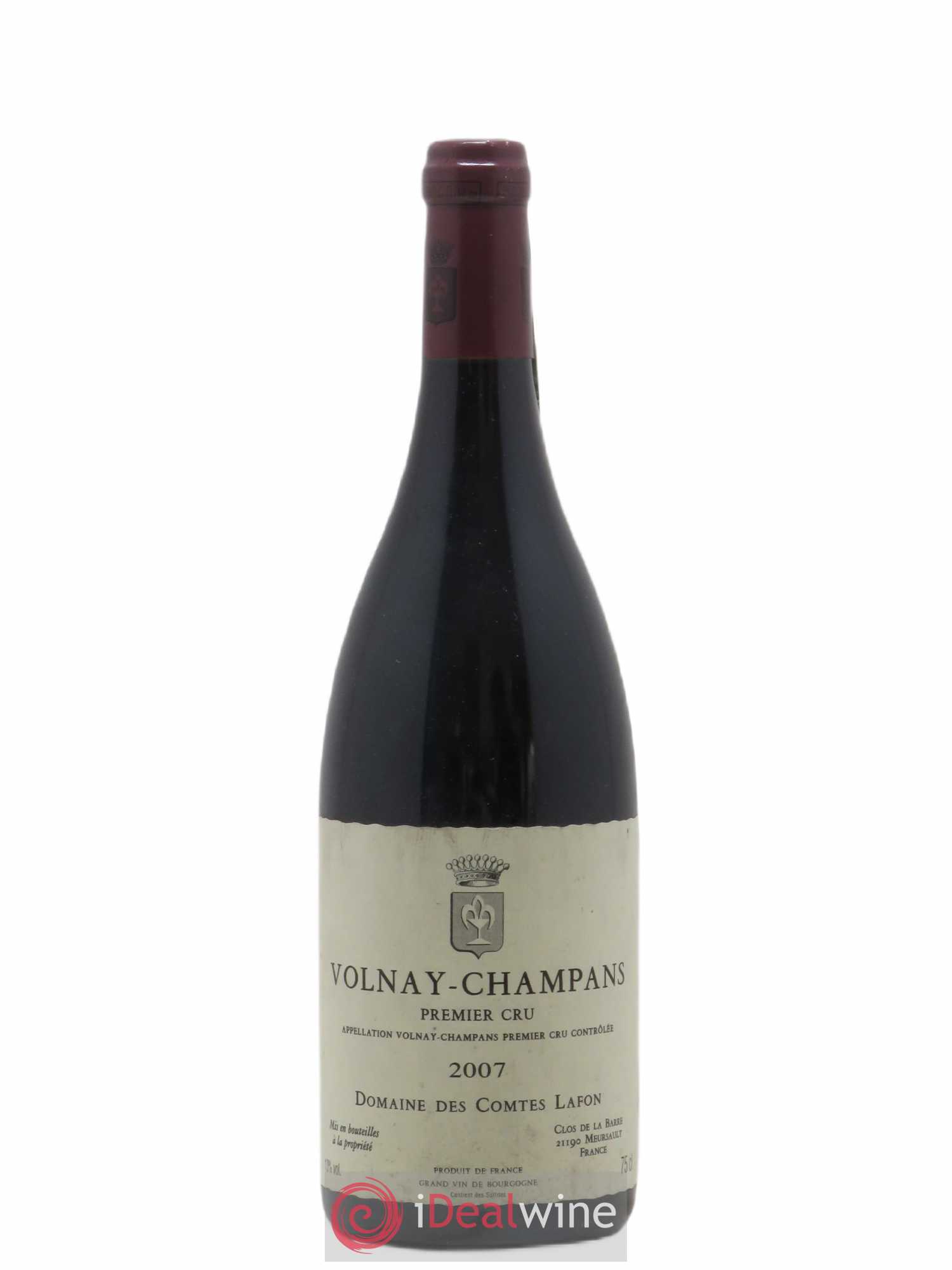 Volnay 1er Cru Champans Comtes Lafon (Domaine des) 2007 - Lot de 1 bouteille - 0