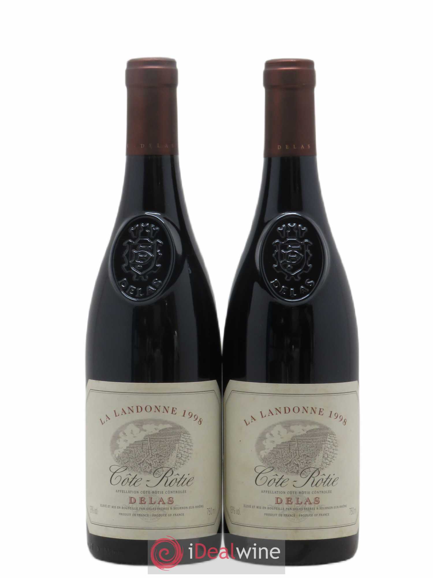 Côte-Rôtie La Landonne Delas Frères 1998 - Lot de 2 bouteilles - 0