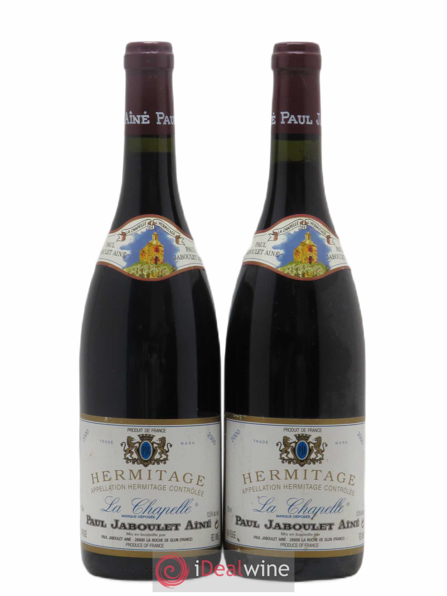 Hermitage La Chapelle Paul Jaboulet Ainé 2000 - Lot de 2 bouteilles - 0