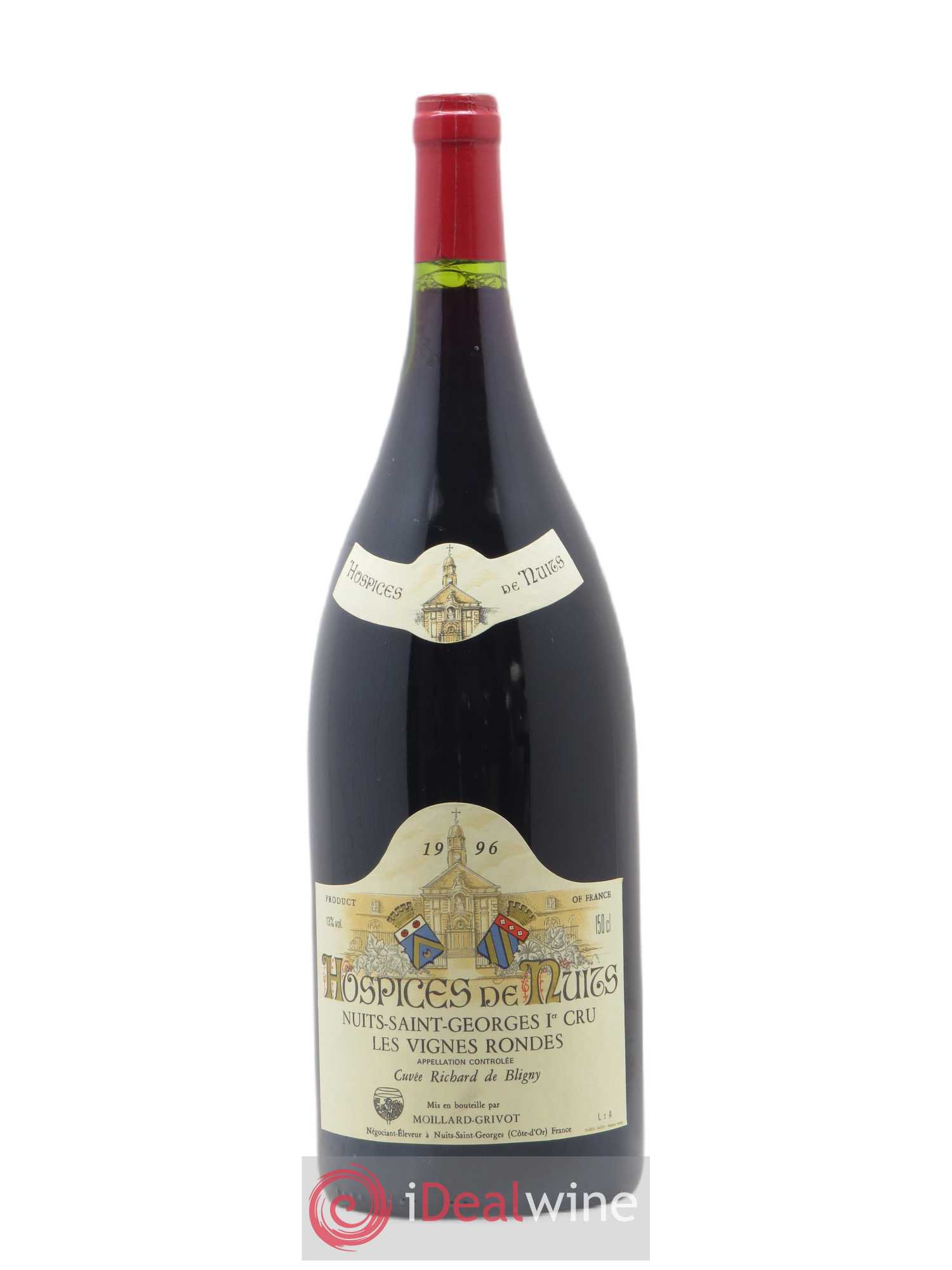 Nuits-Saint-Georges 1er Cru Les Vignes Rondes Cuvée Richard de Bligny Hospices de Nuits Moillard-Grivot 1996 - Posten von 1 Magnum - 1