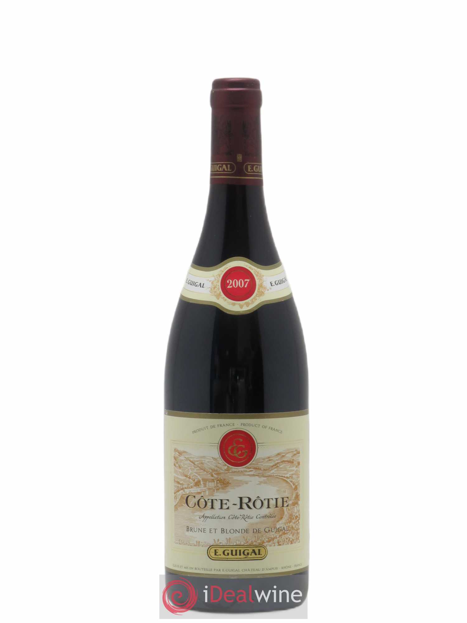 Côte-Rôtie Côtes Brune et Blonde Guigal 2007 - Lot de 1 bouteille - 0