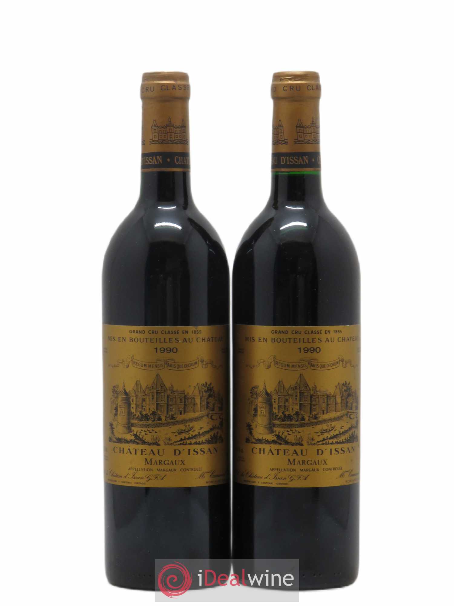 Château d'Issan 3ème Grand Cru Classé 1990 - Lot de 2 bouteilles - 0