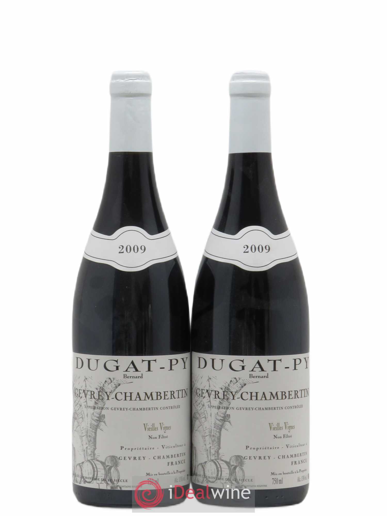 Gevrey-Chambertin Vieilles Vignes Dugat-Py 2009 - Lot de 2 bouteilles - 0