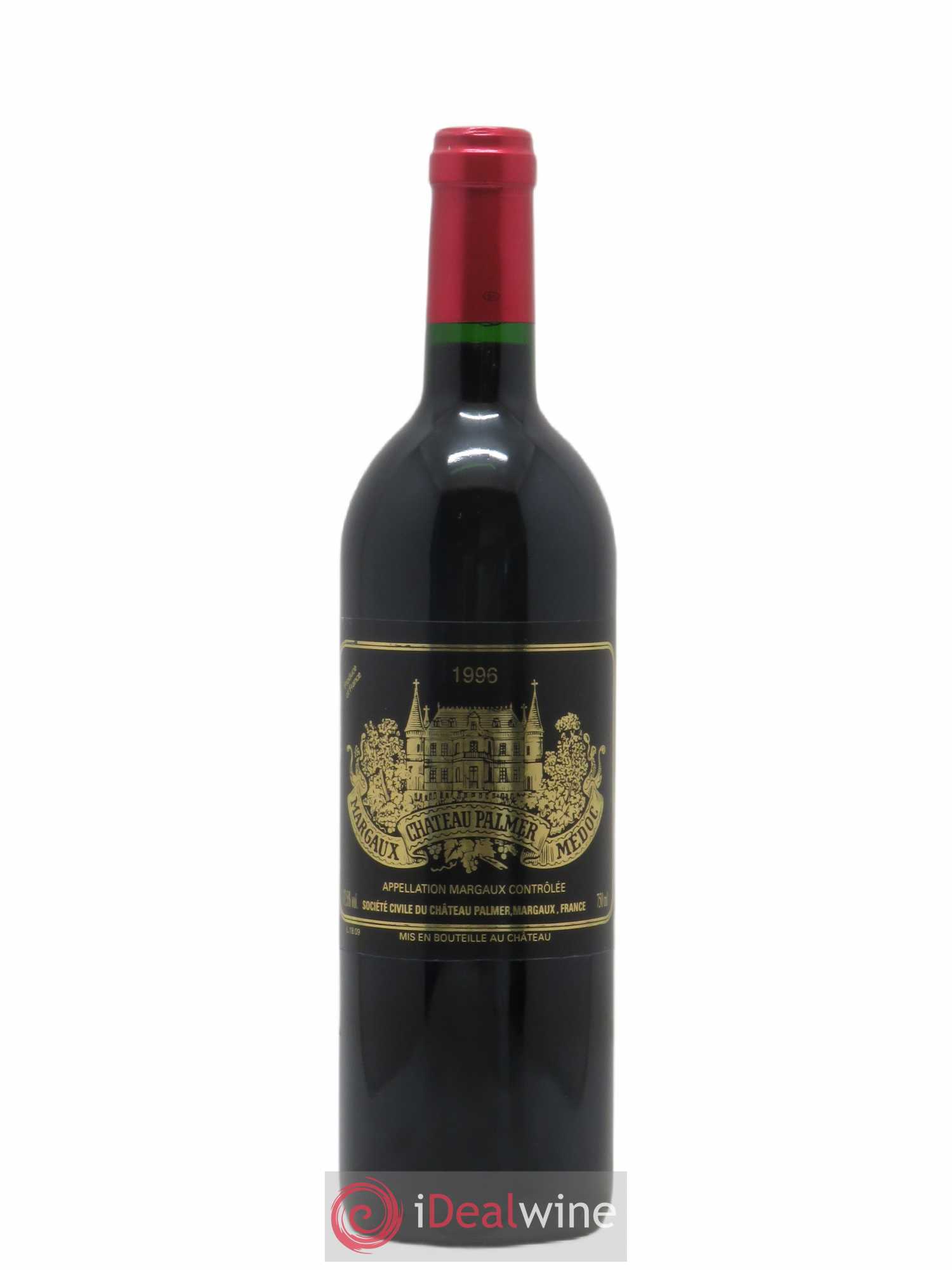 Château Palmer 3ème Grand Cru Classé 1996 - Lot de 1 bouteille - 0