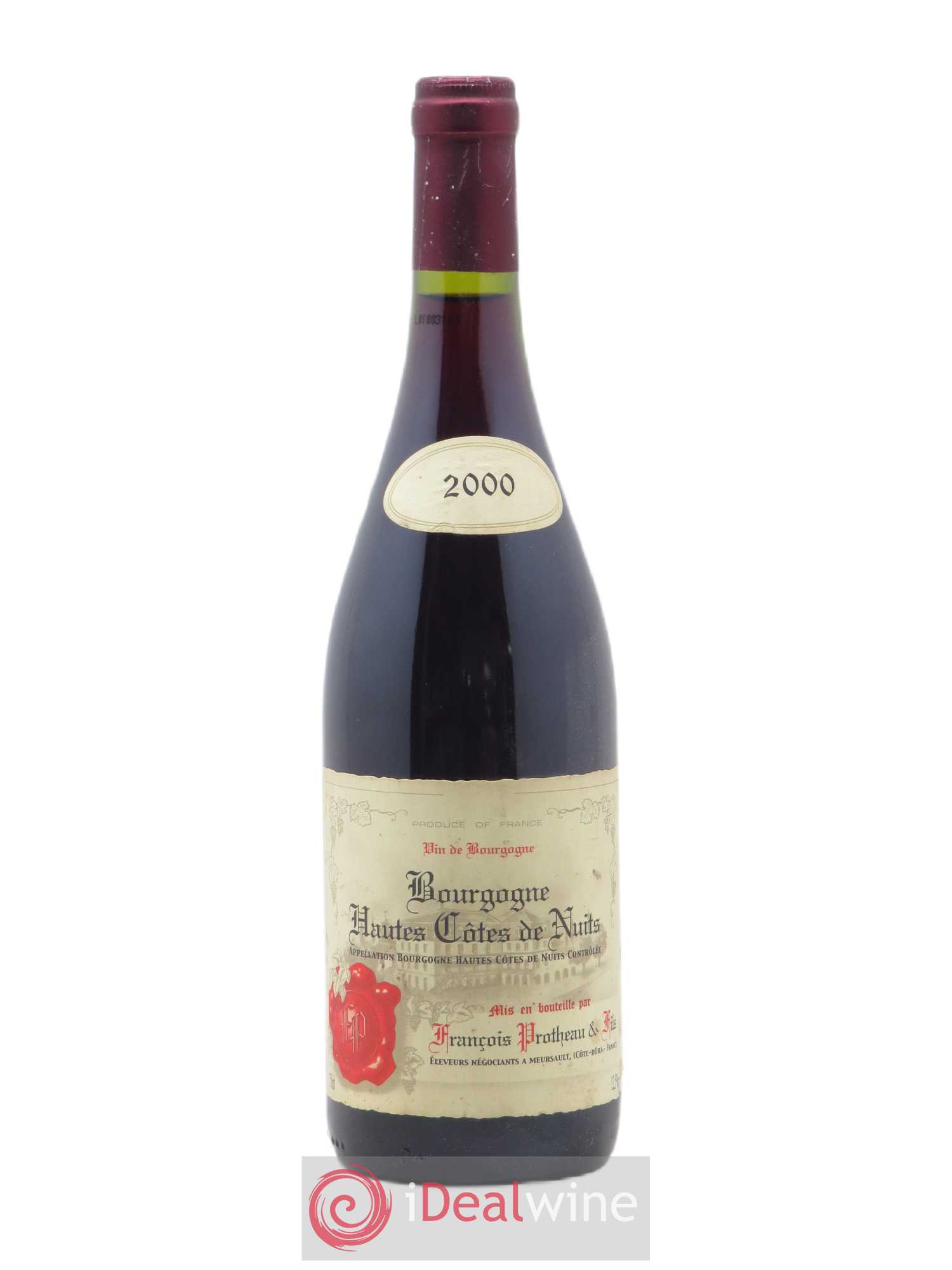 Hautes-Côtes de Nuits Francois Protheau 2000 - Lot de 1 bouteille - 0