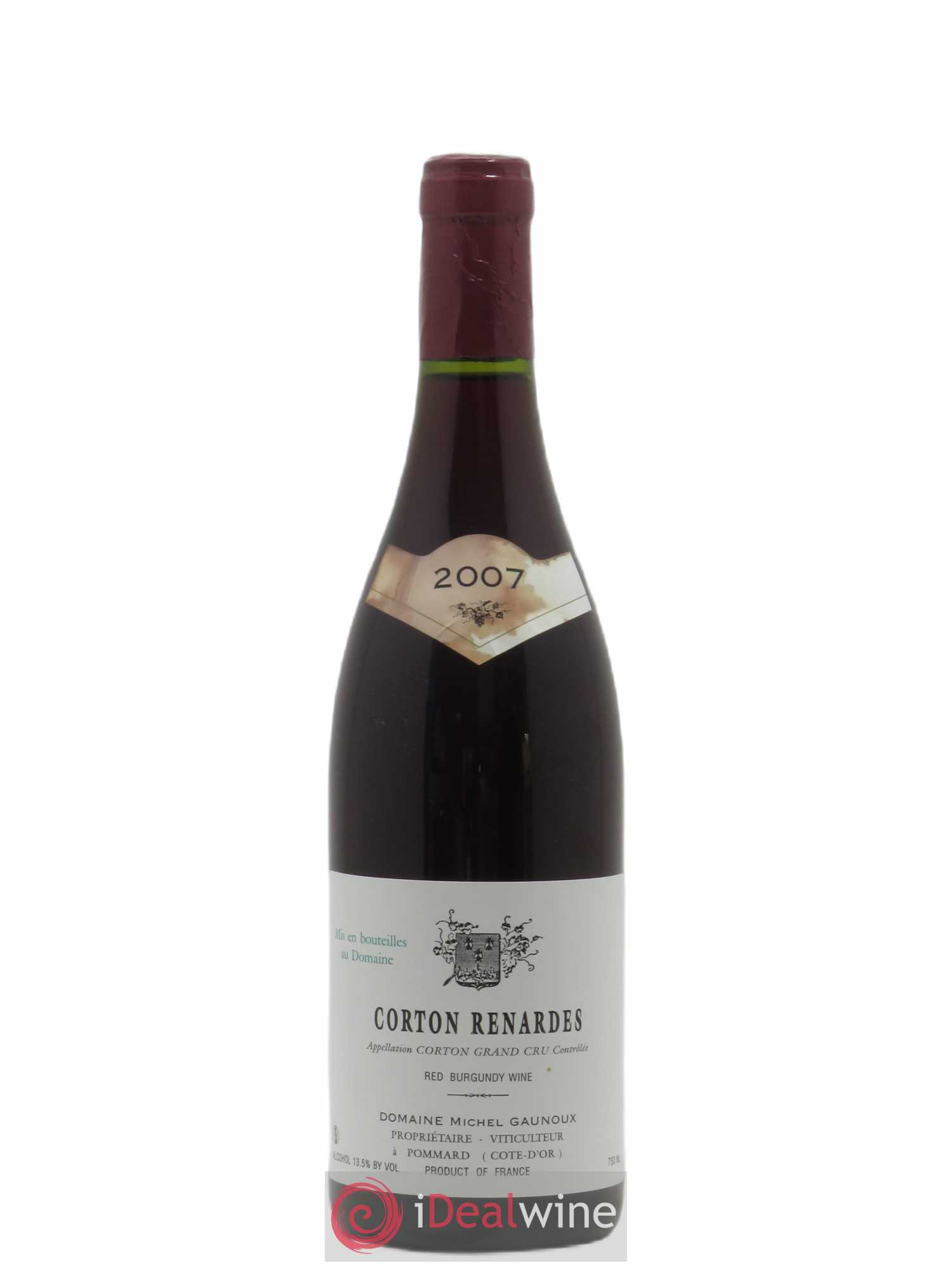 Corton Grand Cru Renardes Michel Gaunoux 2007 - Lot de 1 bouteille - 0