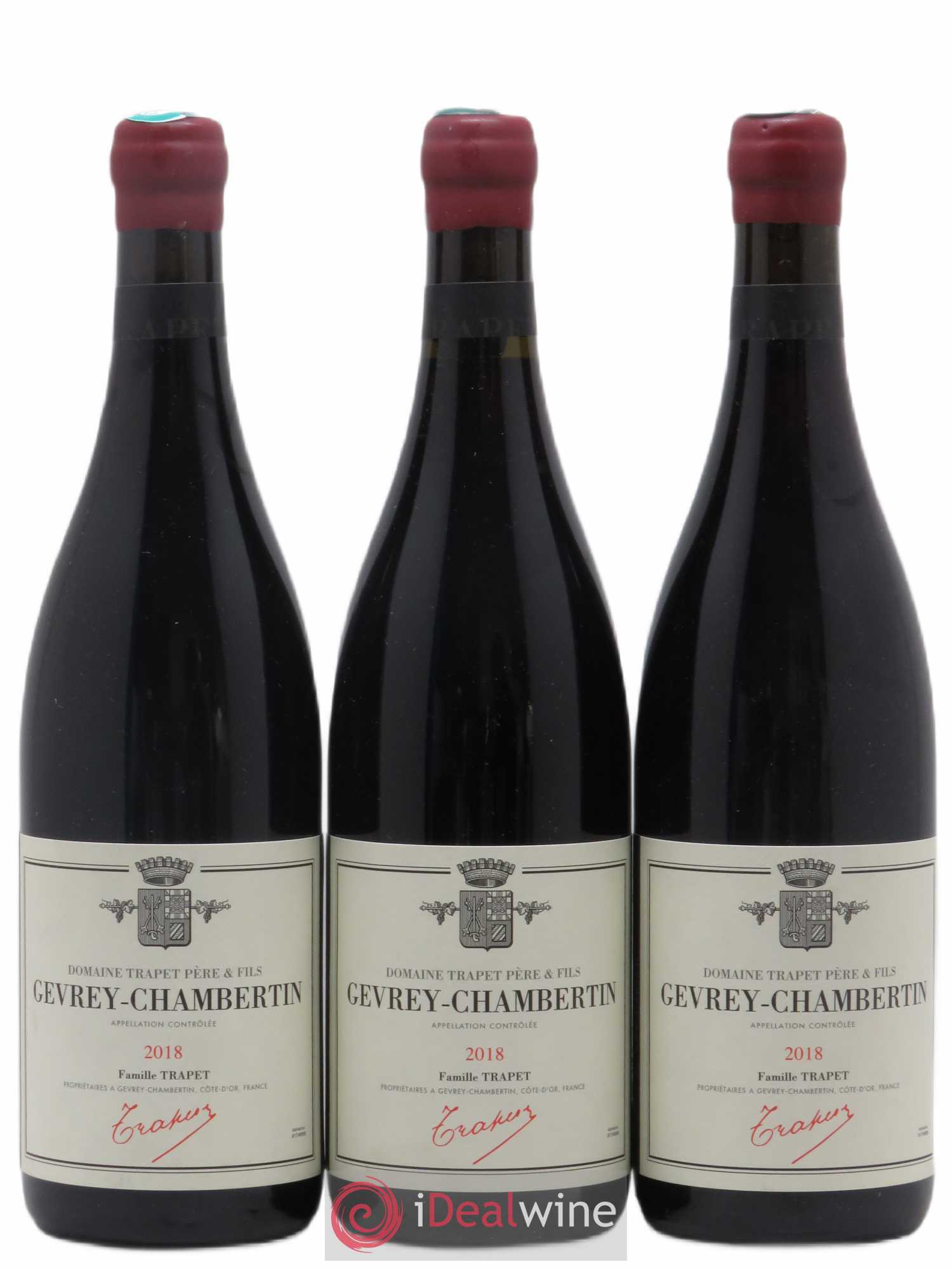 Gevrey-Chambertin Domaine Trapet 2018 - Lot de 3 bouteilles - 0