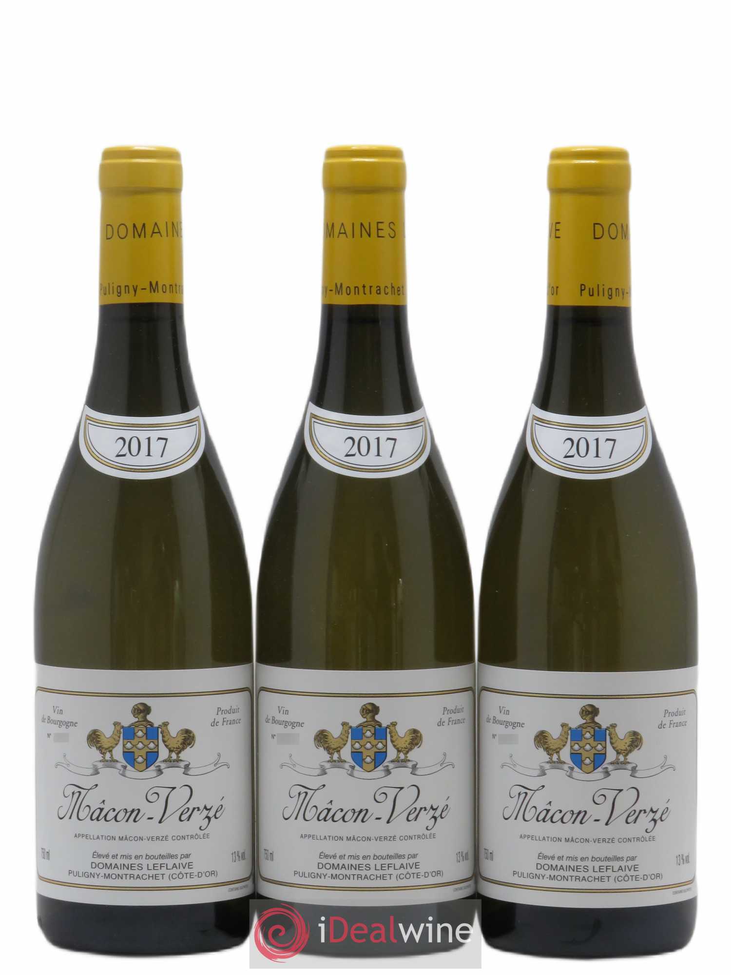 Mâcon Verzé Leflaive (Domaine) 2017 - Lot de 3 bouteilles - 0