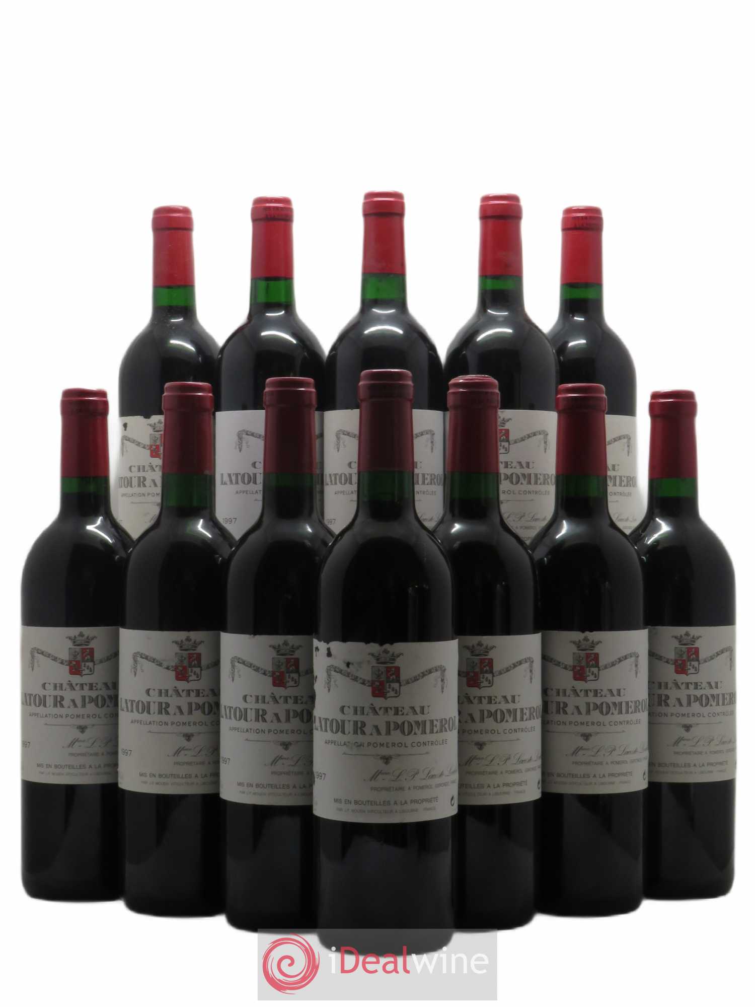 Château Latour à Pomerol 1997 - Lot de 12 bouteilles - 0