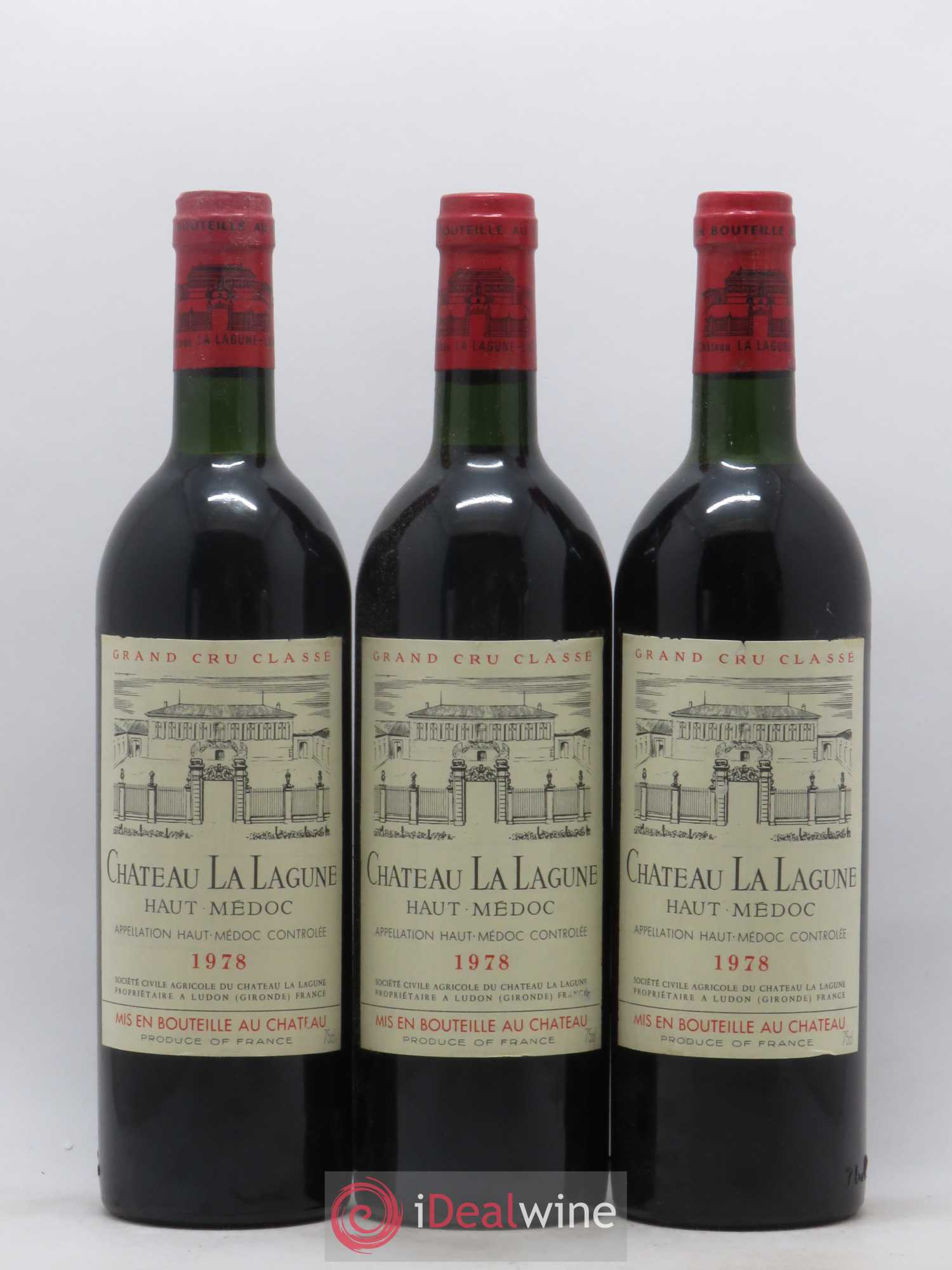 Château la Lagune 3ème Grand Cru Classé 1978 - Lot de 12 bouteilles - 1