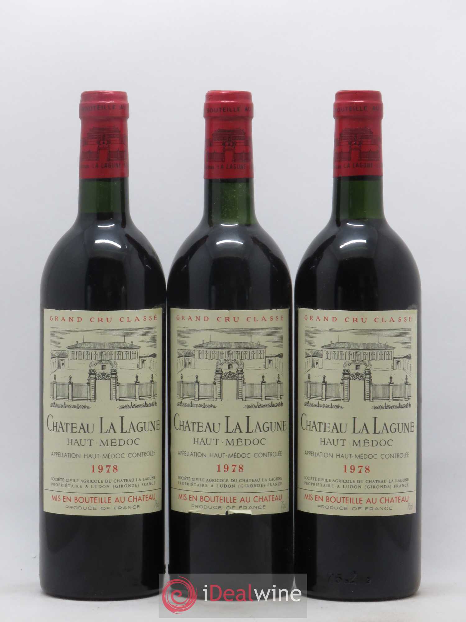 Château la Lagune 3ème Grand Cru Classé 1978 - Lot de 12 bouteilles - 2
