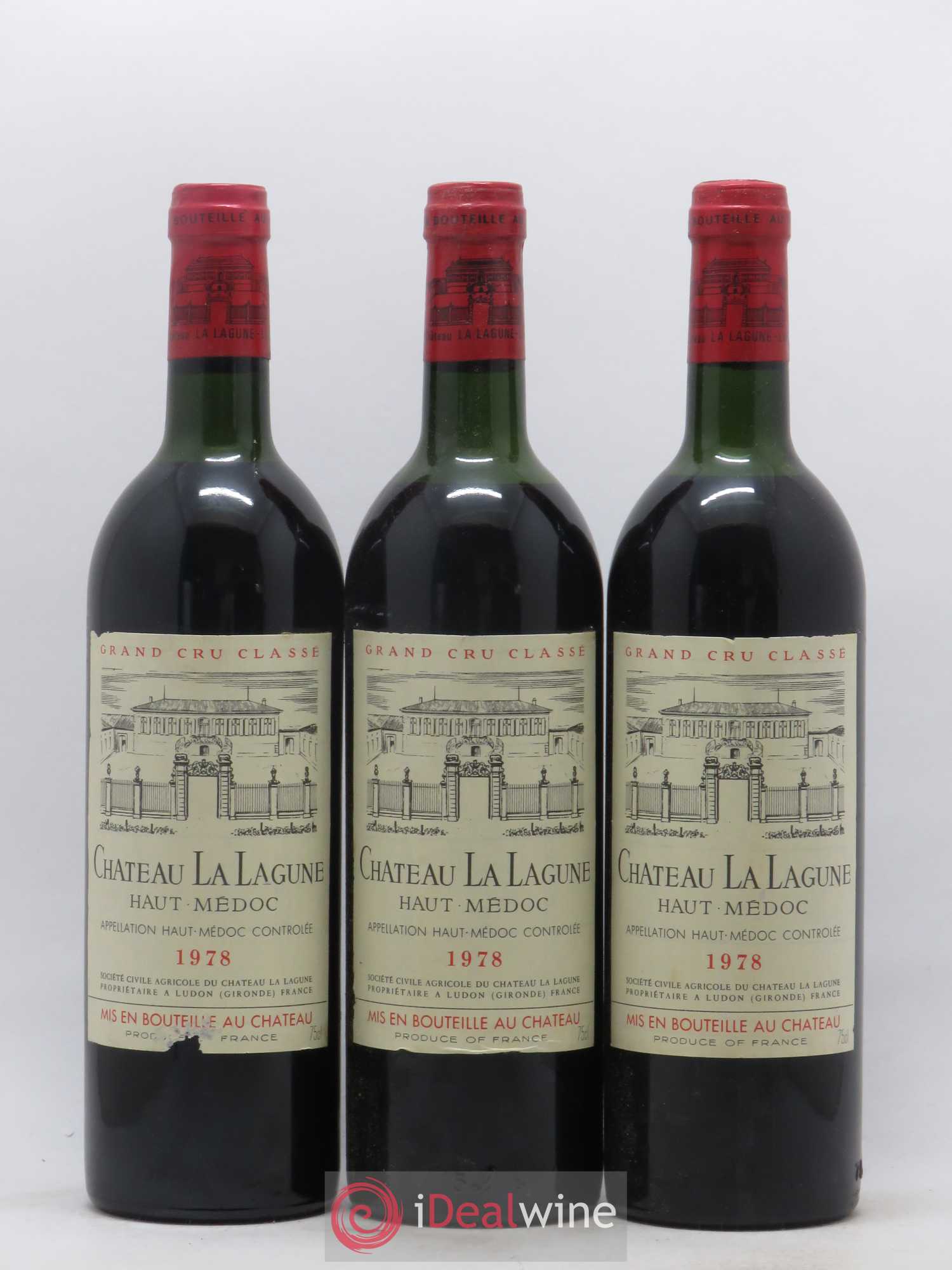 Château la Lagune 3ème Grand Cru Classé 1978 - Lot de 12 bouteilles - 3