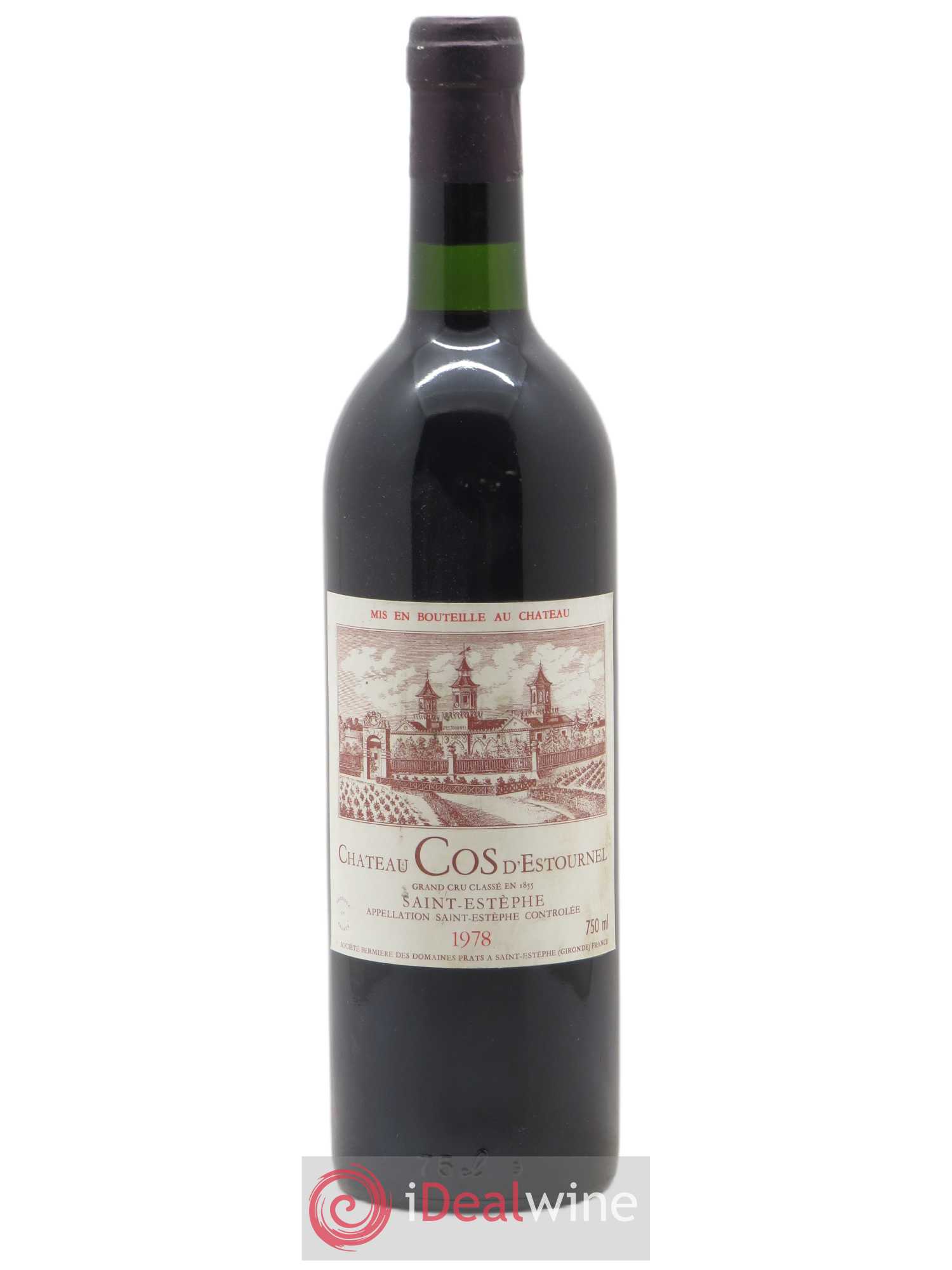 Cos d'Estournel 2ème Grand Cru Classé 1978 - Lot de 1 bouteille - 0