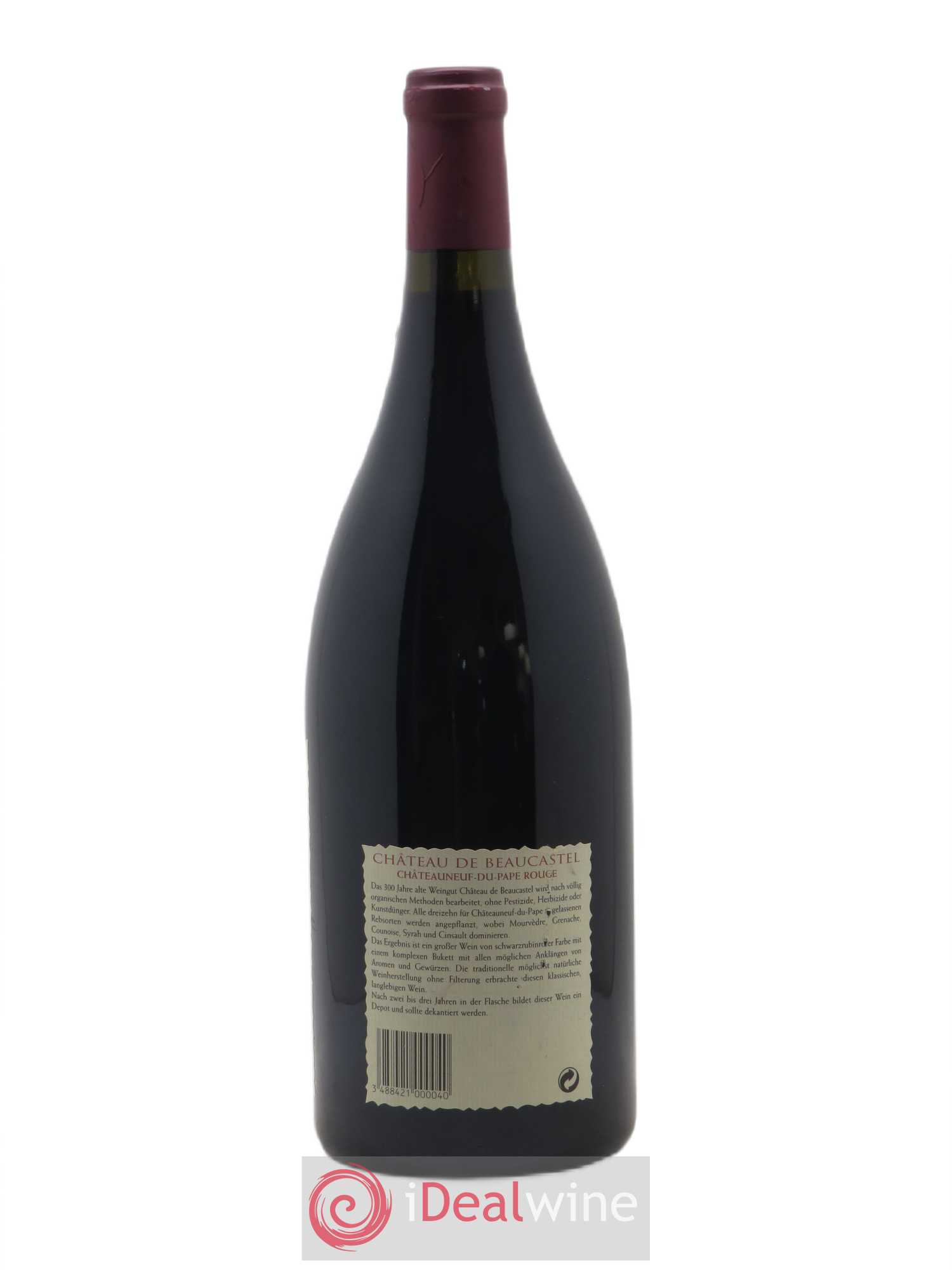 Châteauneuf-du-Pape Château de Beaucastel Famille Perrin 2000 - Lot de 1 magnum - 1